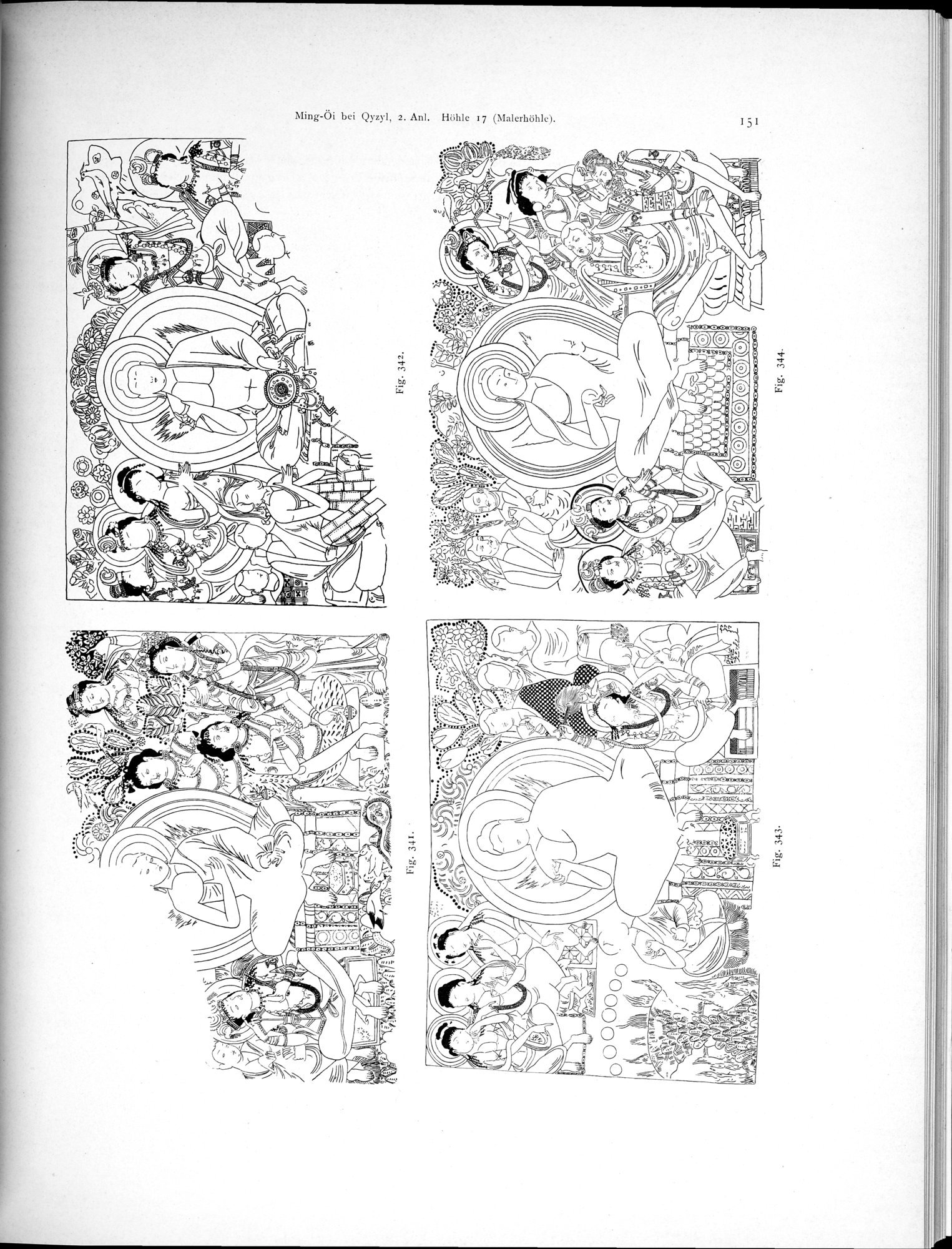 Altbuddhistische Kultstätten in Chinesisch-Turkistan : vol.1 / Page 157 (Grayscale High Resolution Image)