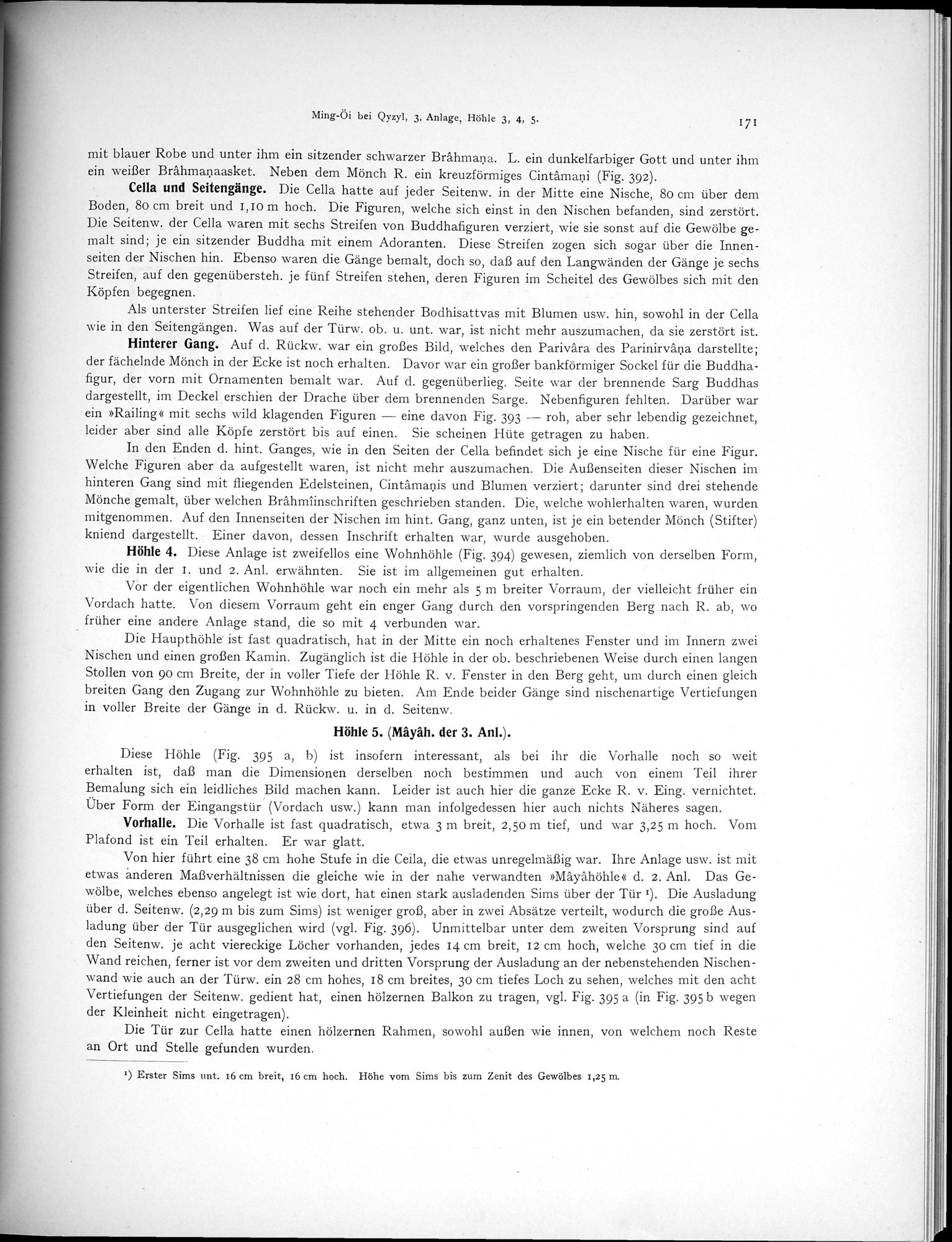 Altbuddhistische Kultstätten in Chinesisch-Turkistan : vol.1 / Page 177 (Grayscale High Resolution Image)