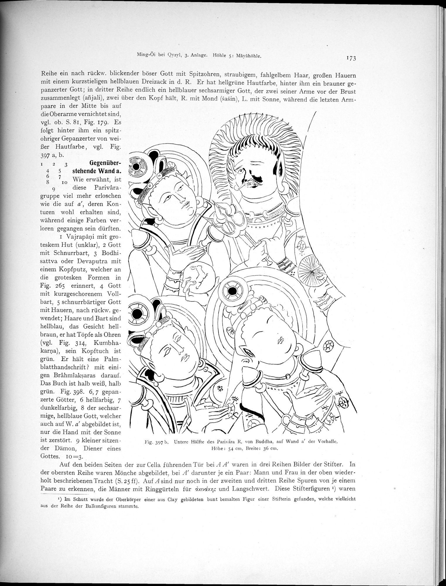 Altbuddhistische Kultstätten in Chinesisch-Turkistan : vol.1 / 179 ページ（白黒高解像度画像）
