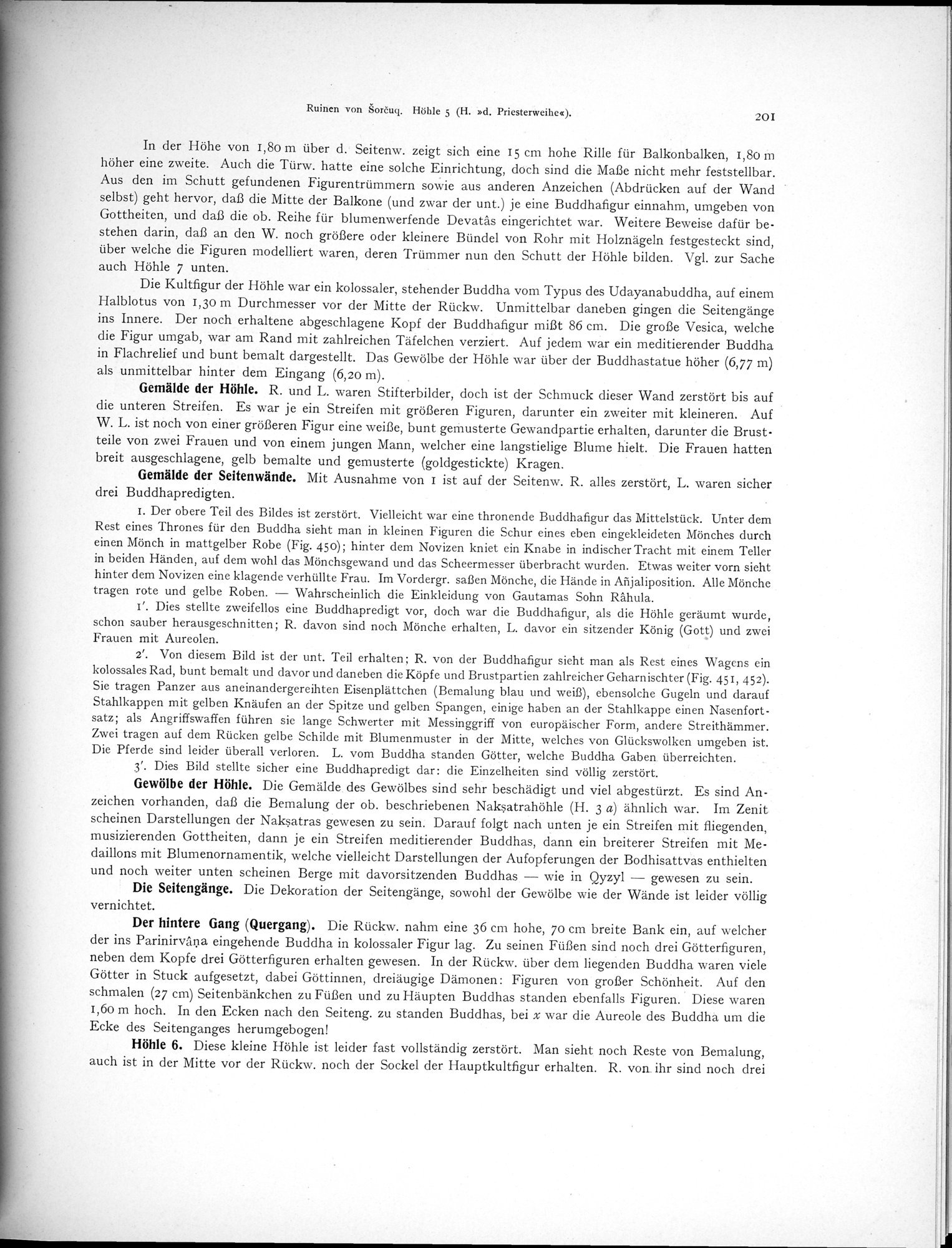 Altbuddhistische Kultstätten in Chinesisch-Turkistan : vol.1 / Page 207 (Grayscale High Resolution Image)