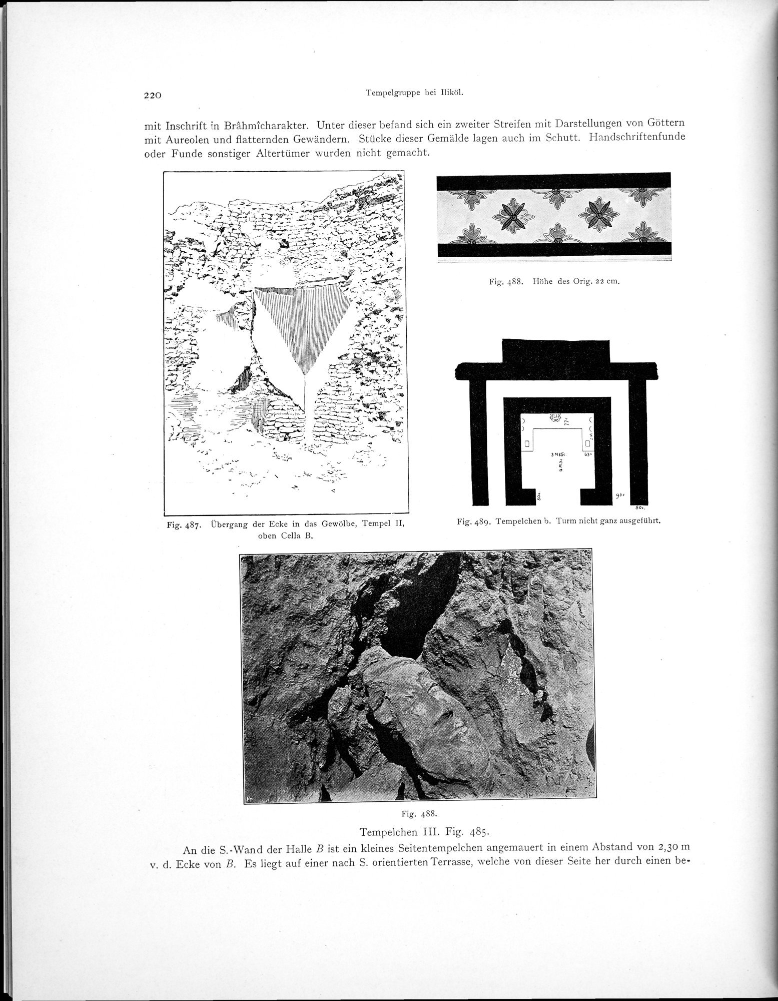 Altbuddhistische Kultstätten in Chinesisch-Turkistan : vol.1 / Page 226 (Grayscale High Resolution Image)