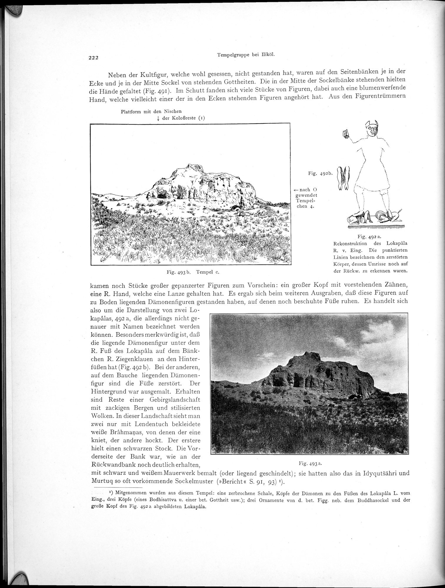 Altbuddhistische Kultstätten in Chinesisch-Turkistan : vol.1 / Page 228 (Grayscale High Resolution Image)