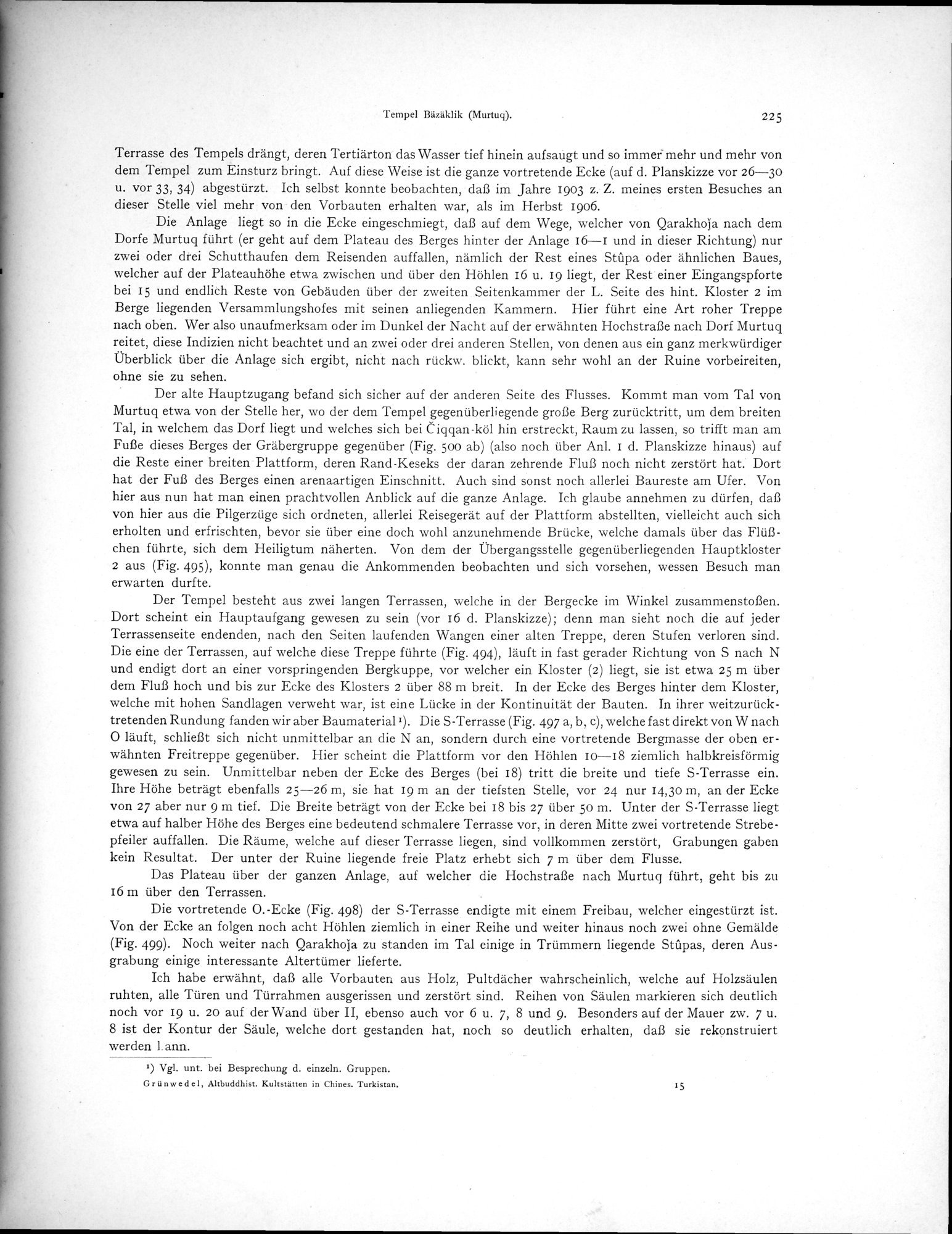 Altbuddhistische Kultstätten in Chinesisch-Turkistan : vol.1 / Page 231 (Grayscale High Resolution Image)
