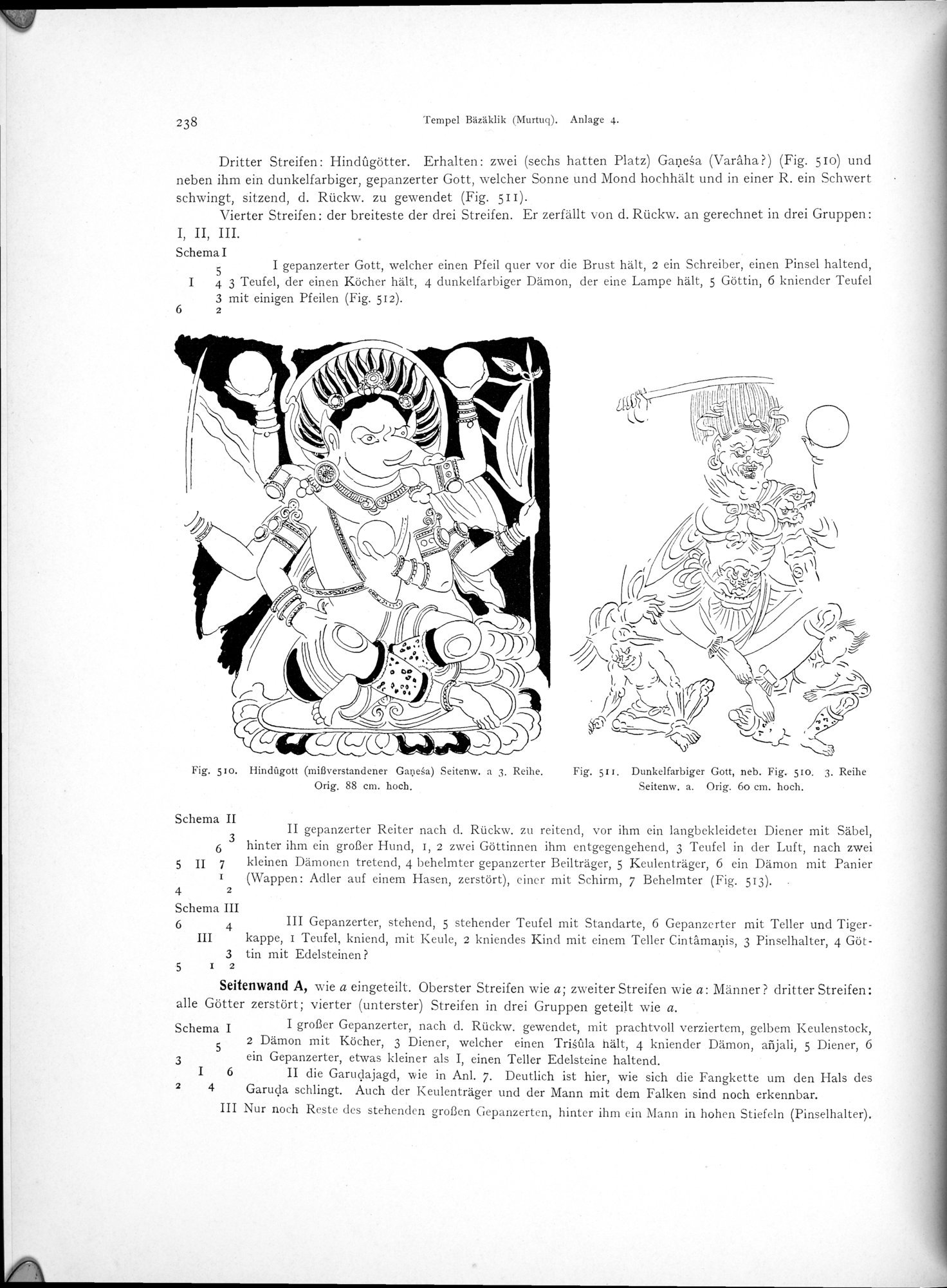 Altbuddhistische Kultstätten in Chinesisch-Turkistan : vol.1 / 244 ページ（白黒高解像度画像）