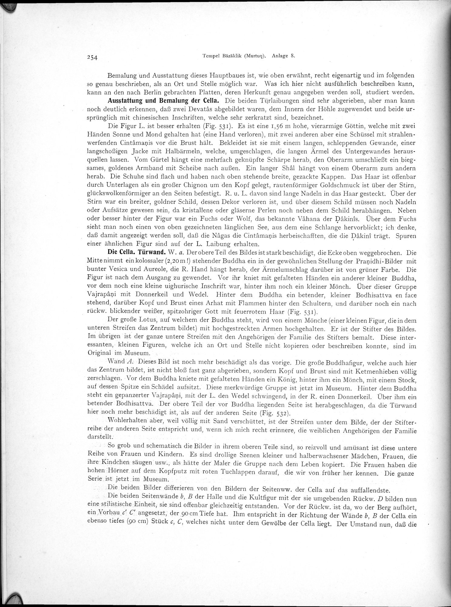 Altbuddhistische Kultstätten in Chinesisch-Turkistan : vol.1 / Page 260 (Grayscale High Resolution Image)