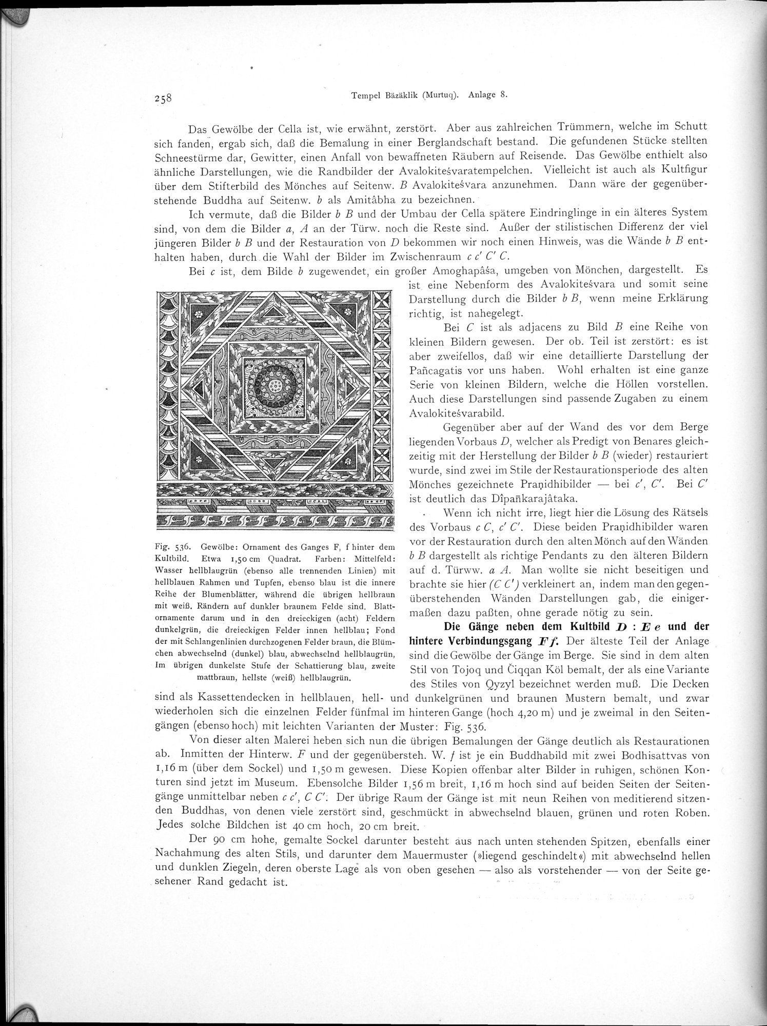 Altbuddhistische Kultstätten in Chinesisch-Turkistan : vol.1 / Page 264 (Grayscale High Resolution Image)