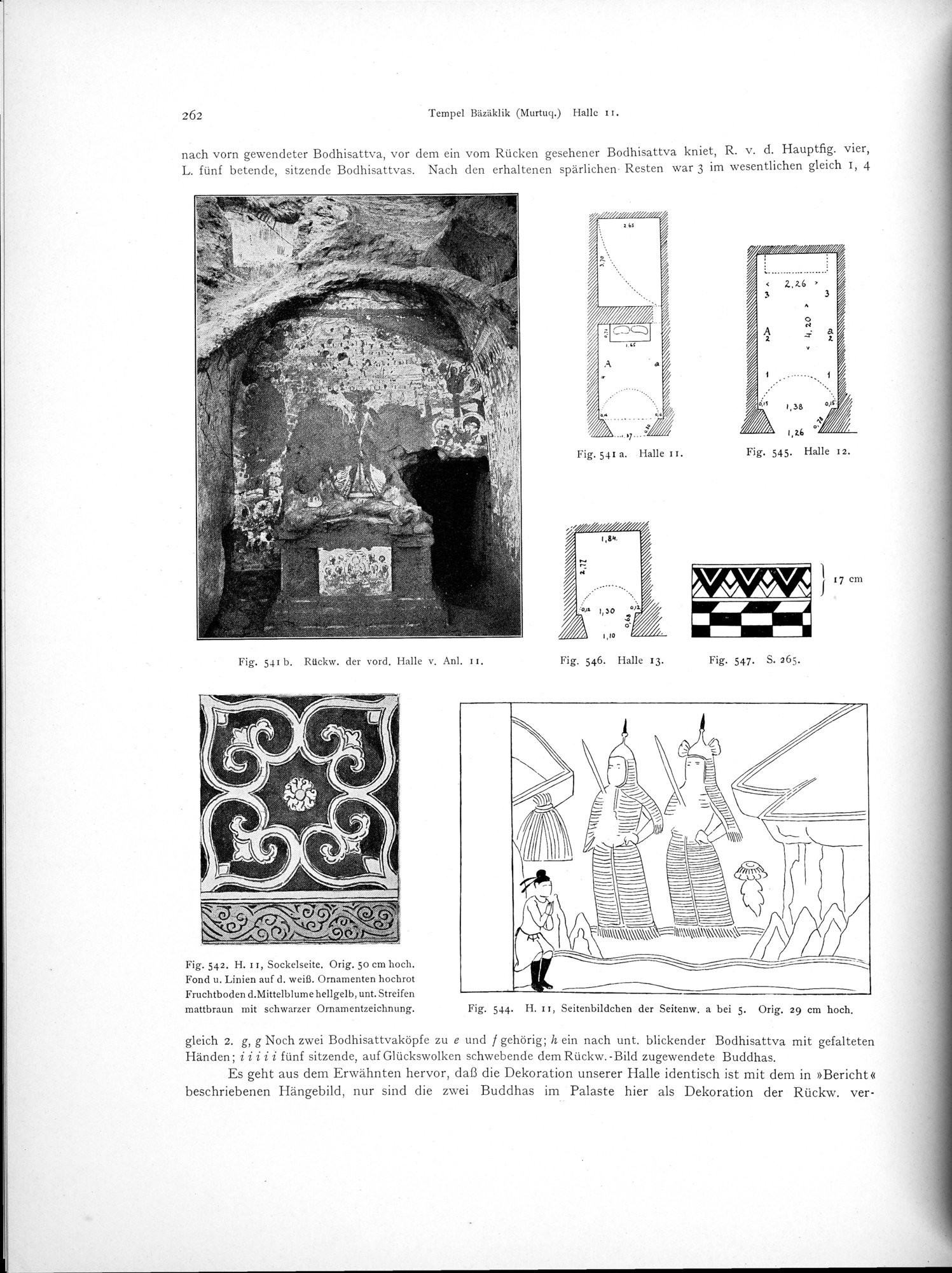 Altbuddhistische Kultstätten in Chinesisch-Turkistan : vol.1 / 268 ページ（白黒高解像度画像）