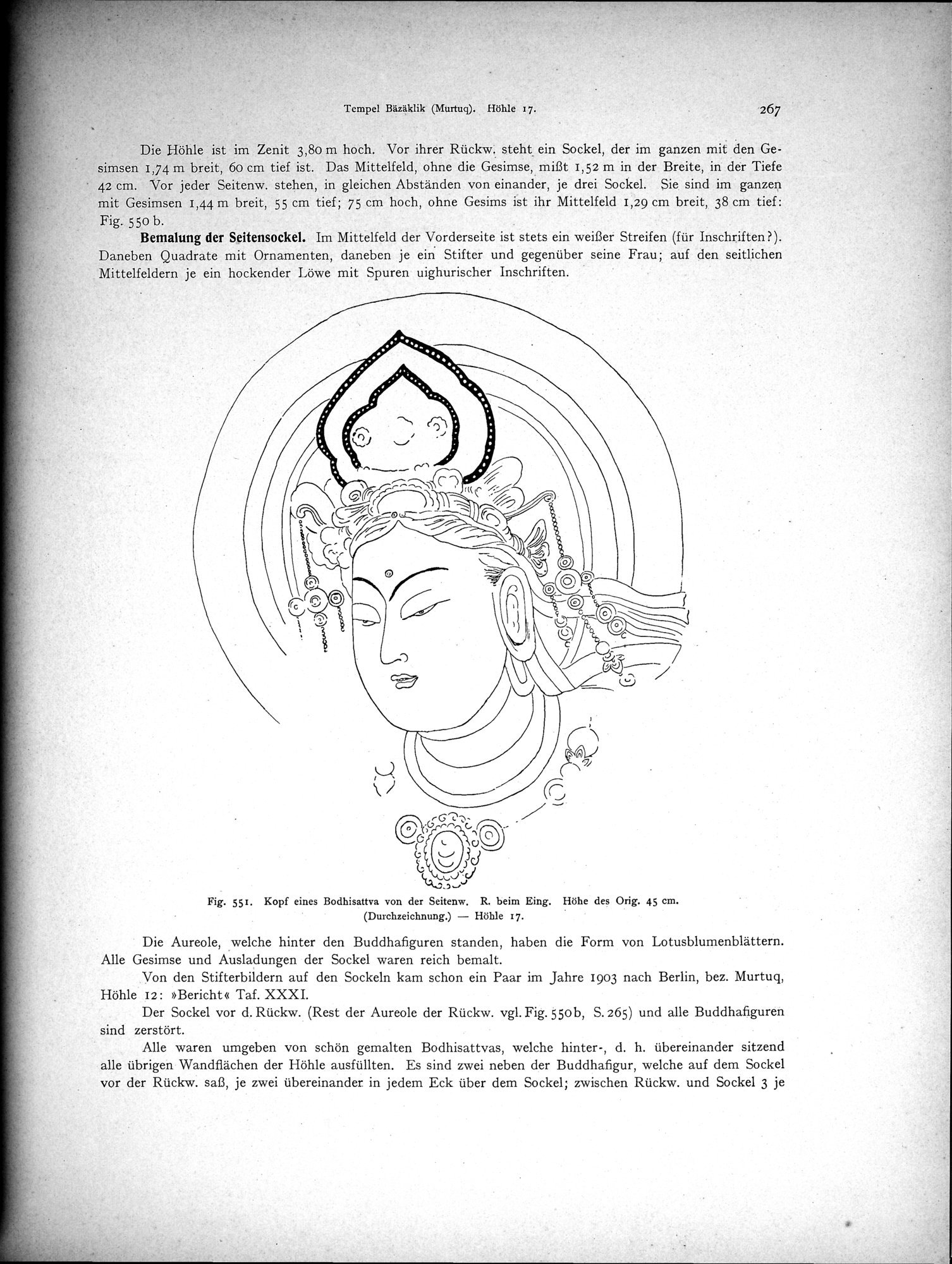 Altbuddhistische Kultstätten in Chinesisch-Turkistan : vol.1 / 273 ページ（白黒高解像度画像）