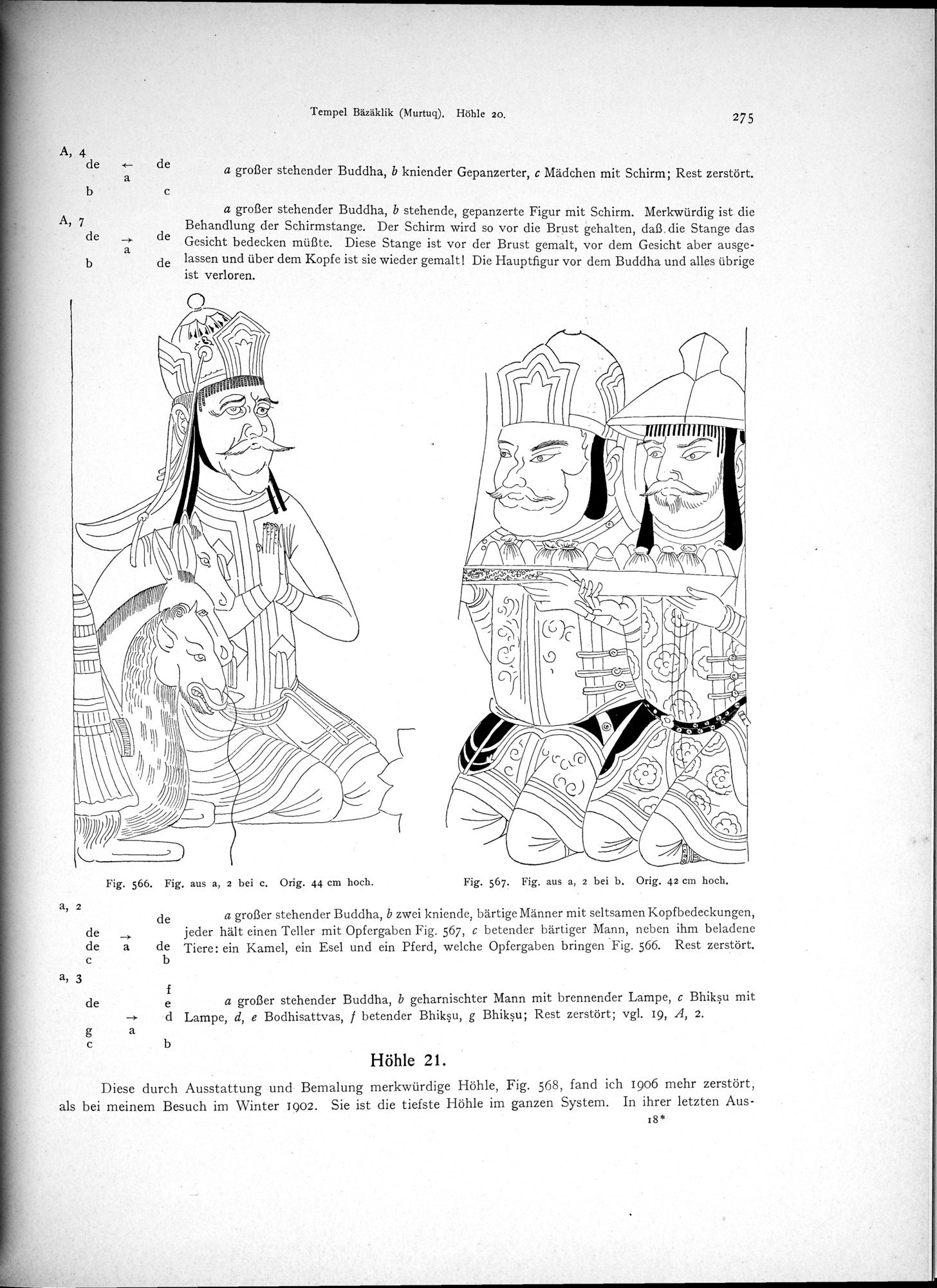 Altbuddhistische Kultstätten in Chinesisch-Turkistan : vol.1 / Page 281 (Grayscale High Resolution Image)