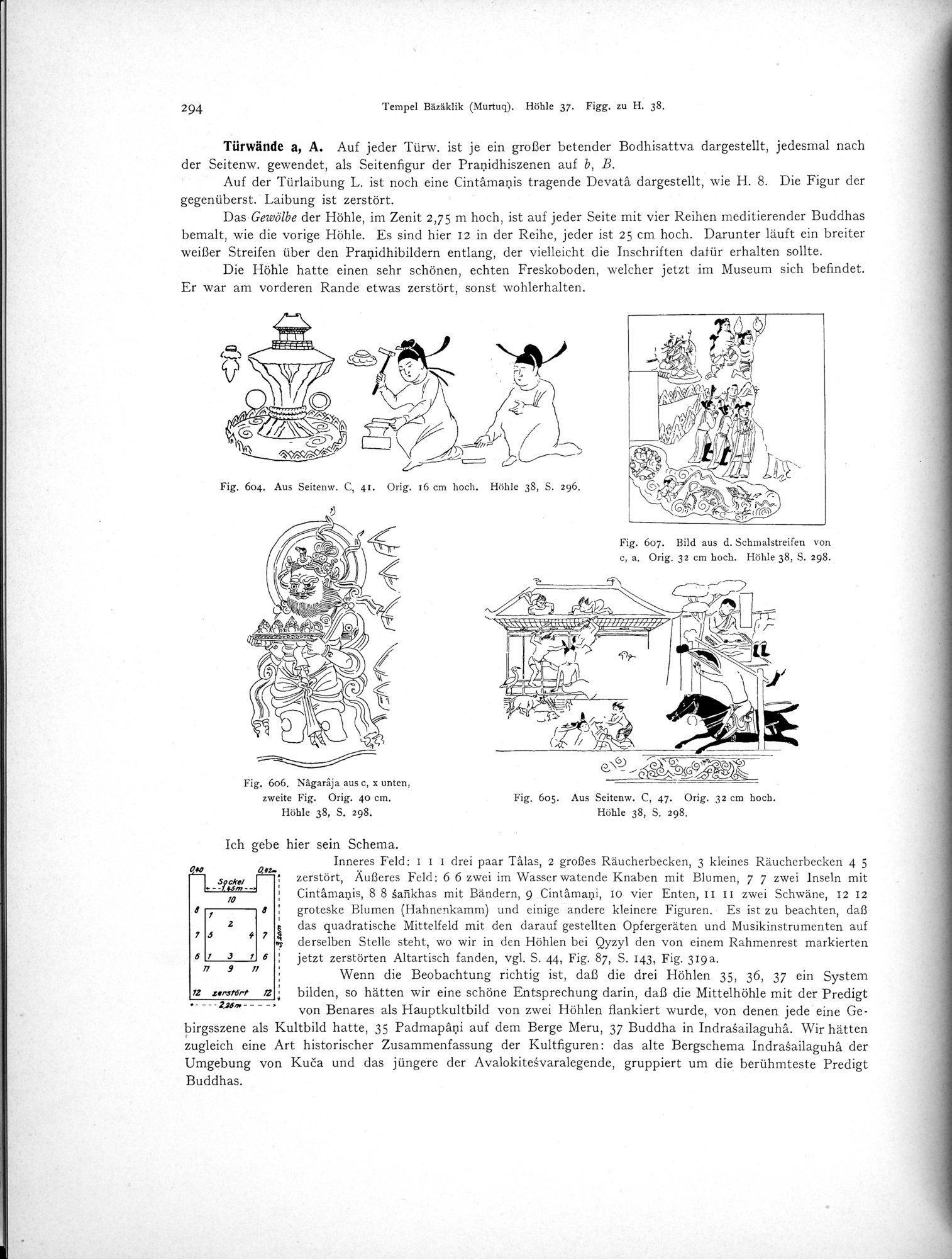 Altbuddhistische Kultstätten in Chinesisch-Turkistan : vol.1 / Page 300 (Grayscale High Resolution Image)