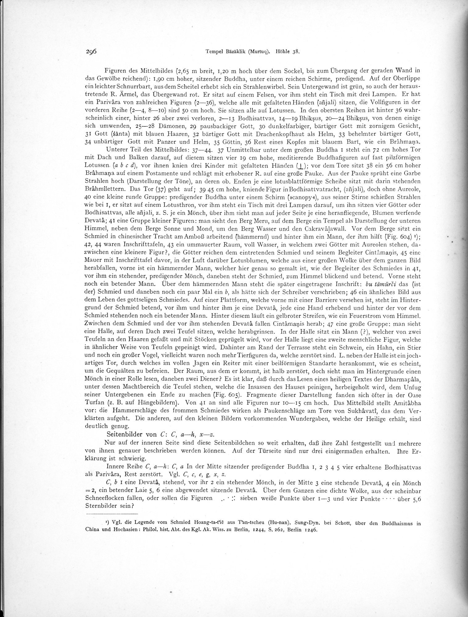 Altbuddhistische Kultstätten in Chinesisch-Turkistan : vol.1 / Page 302 (Grayscale High Resolution Image)