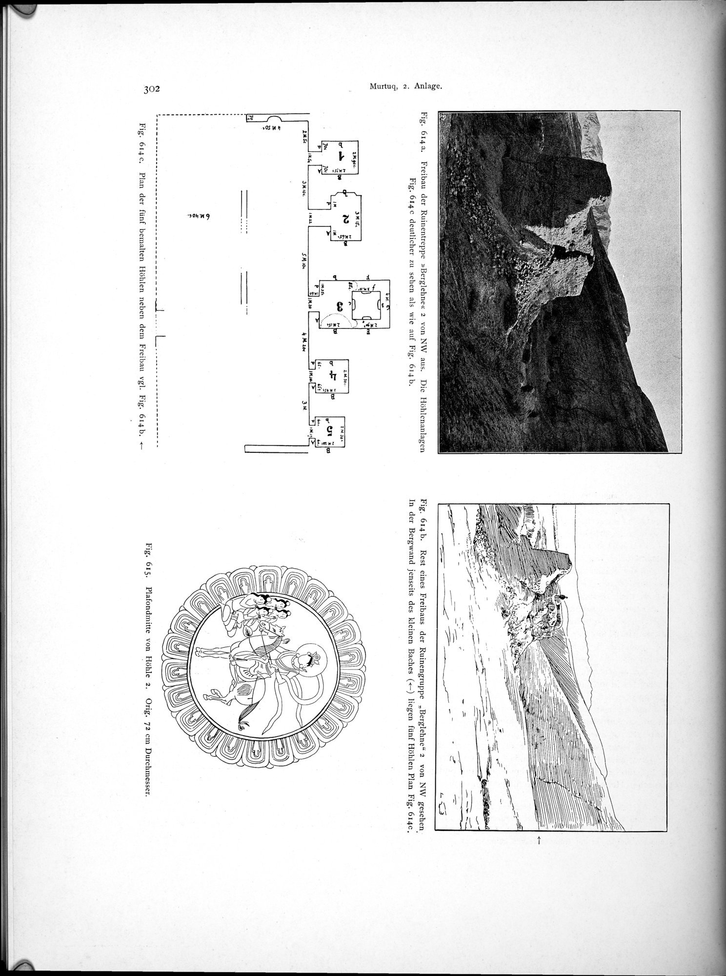 Altbuddhistische Kultstätten in Chinesisch-Turkistan : vol.1 / Page 308 (Grayscale High Resolution Image)