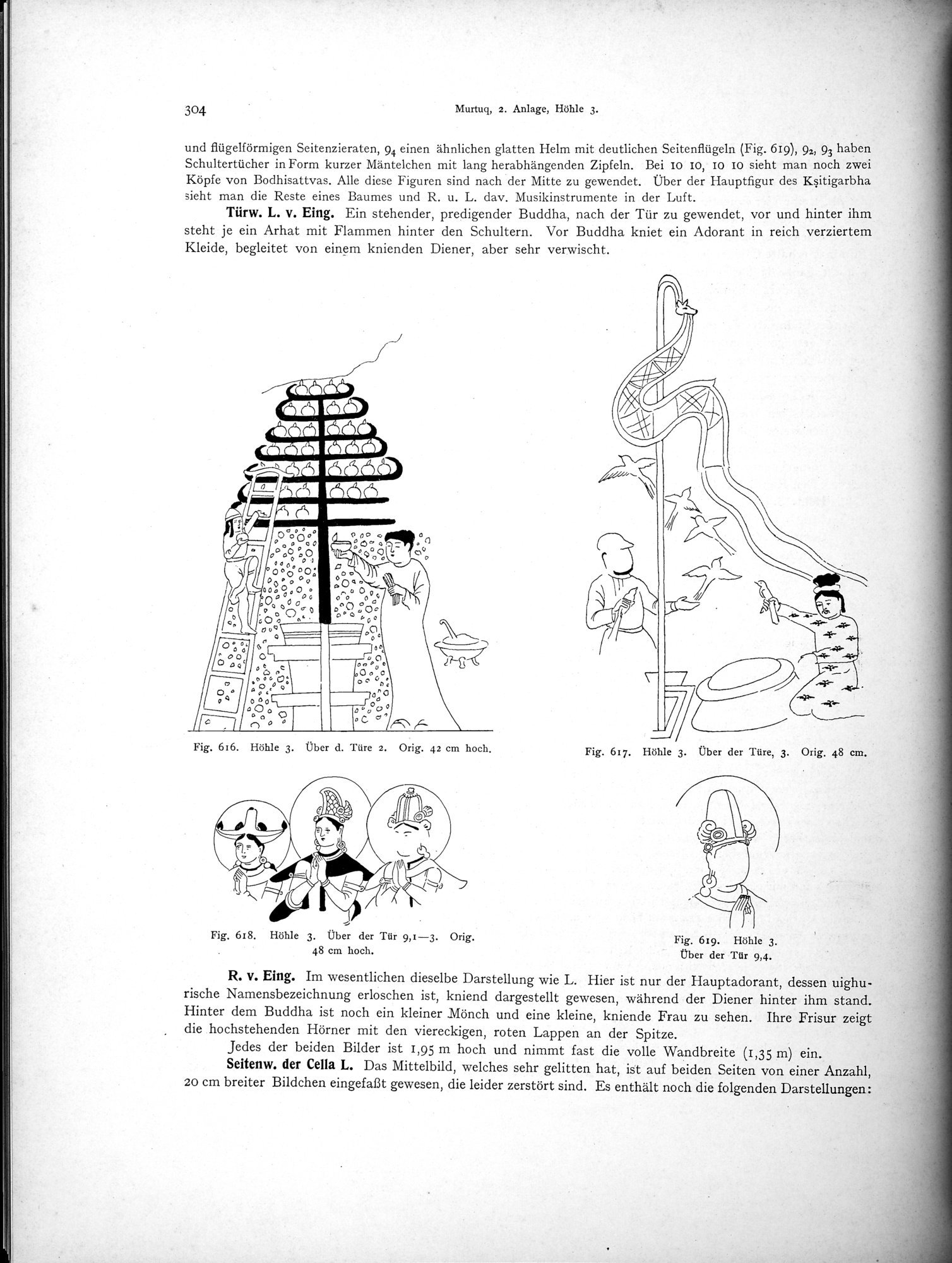 Altbuddhistische Kultstätten in Chinesisch-Turkistan : vol.1 / Page 310 (Grayscale High Resolution Image)