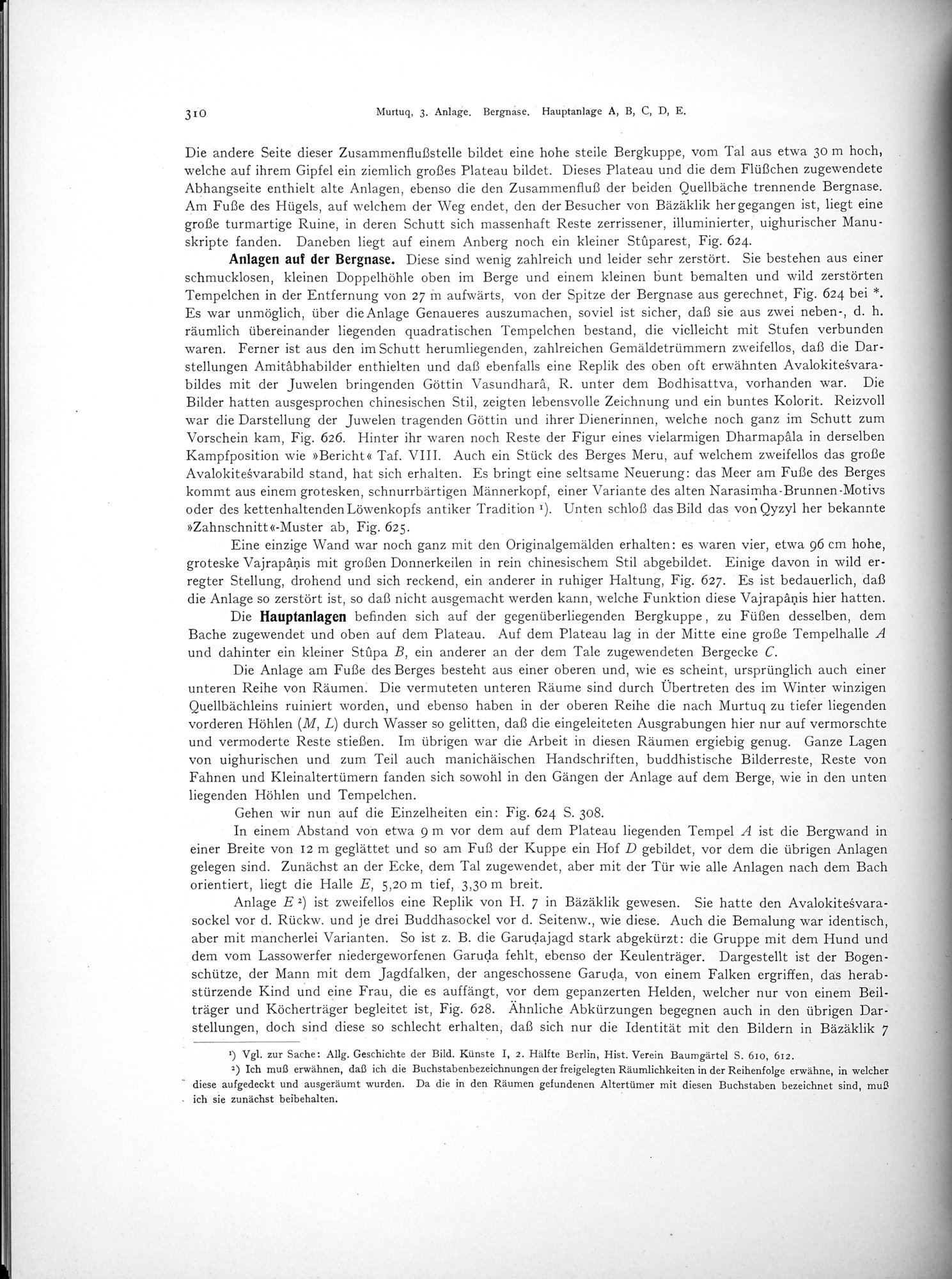 Altbuddhistische Kultstätten in Chinesisch-Turkistan : vol.1 / Page 316 (Grayscale High Resolution Image)