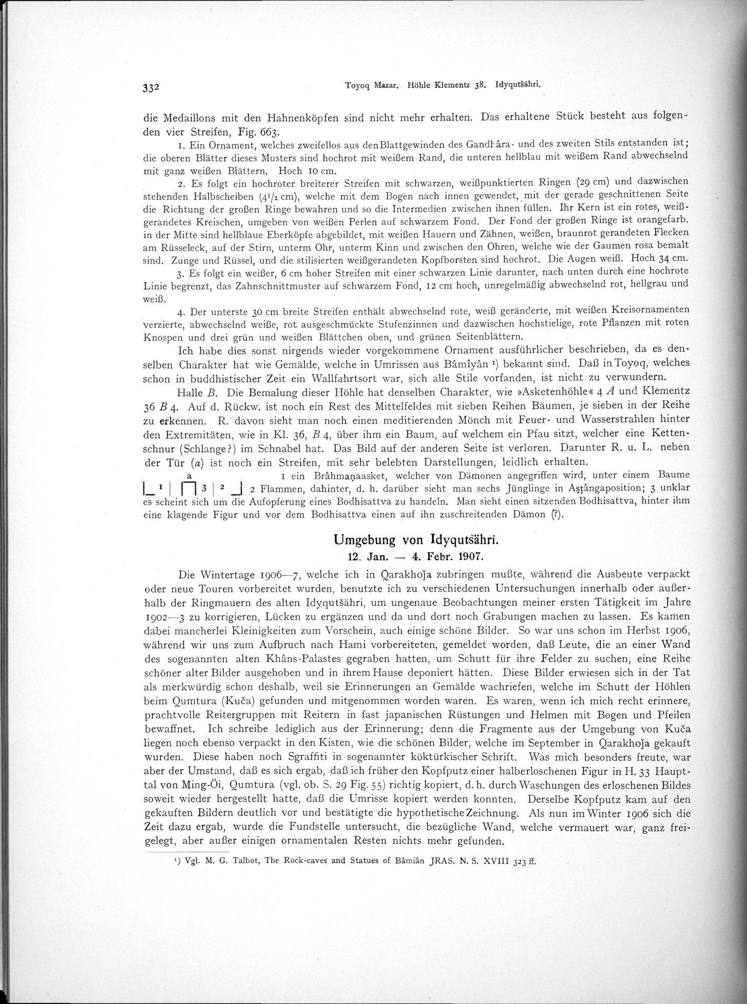 Altbuddhistische Kultstätten in Chinesisch-Turkistan : vol.1 / Page 338 (Grayscale High Resolution Image)