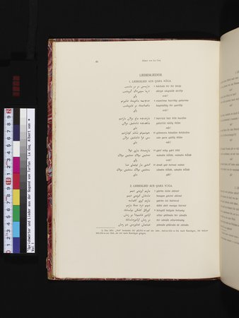Sprichwörter und Lieder aus der Gegend von Turfan : vol.1 : Page 60