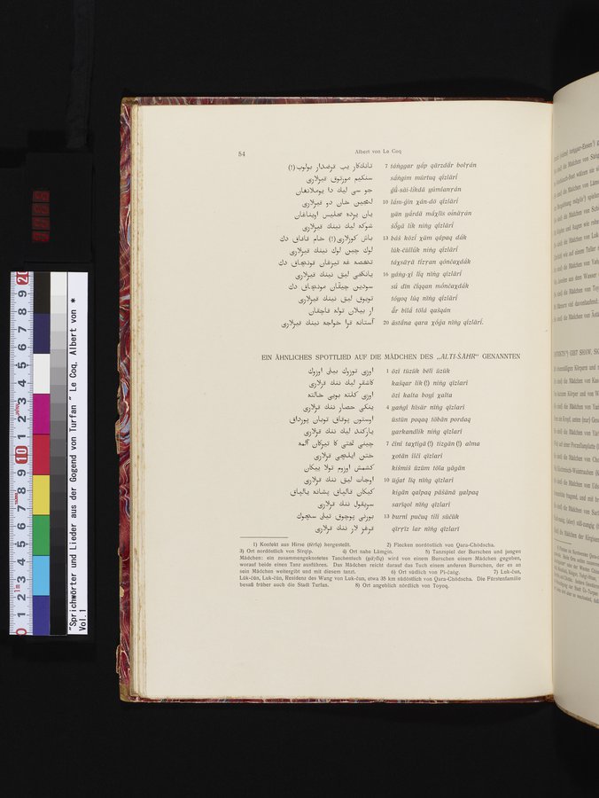 Sprichwörter und Lieder aus der Gegend von Turfan : vol.1 / Page 66 (Color Image)