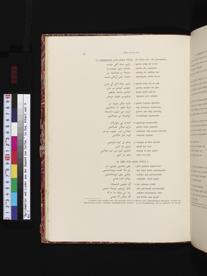 Sprichwörter und Lieder aus der Gegend von Turfan : vol.1 / Page 78 (Color Image)