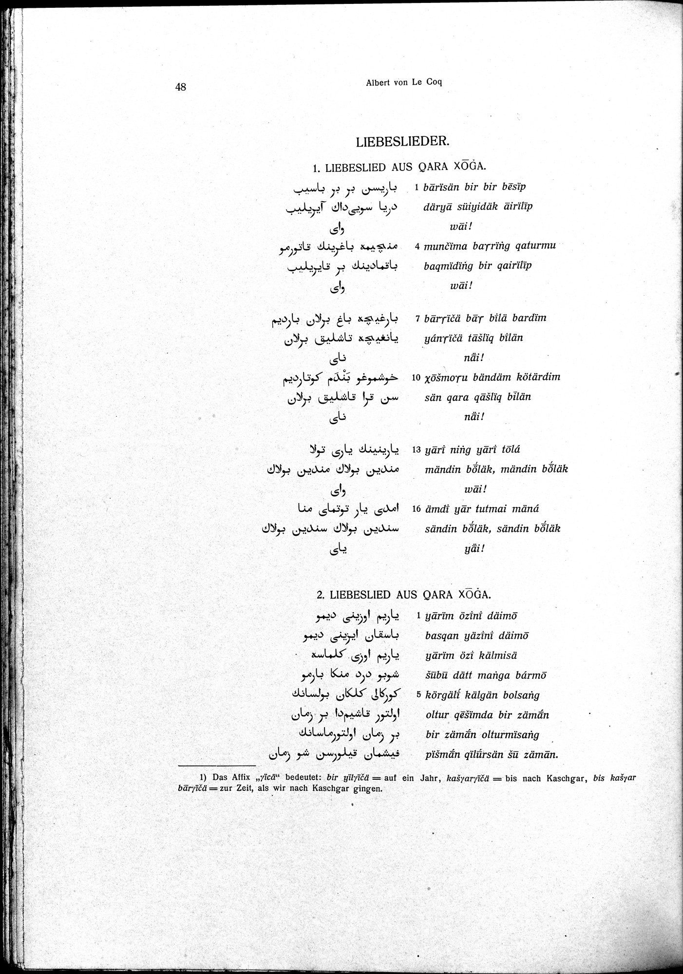 Sprichwörter und Lieder aus der Gegend von Turfan : vol.1 / Page 60 (Grayscale High Resolution Image)