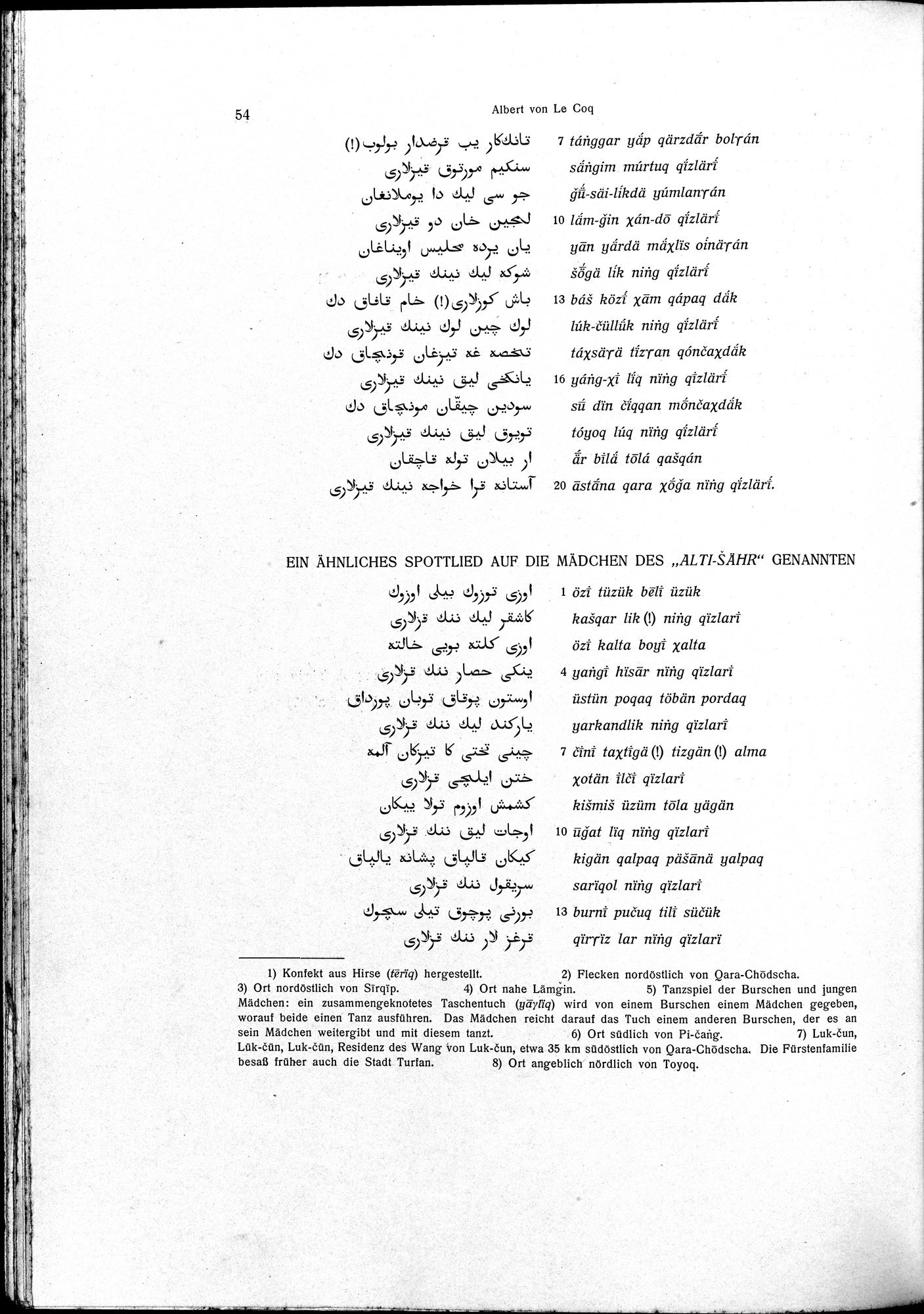 Sprichwörter und Lieder aus der Gegend von Turfan : vol.1 / Page 66 (Grayscale High Resolution Image)