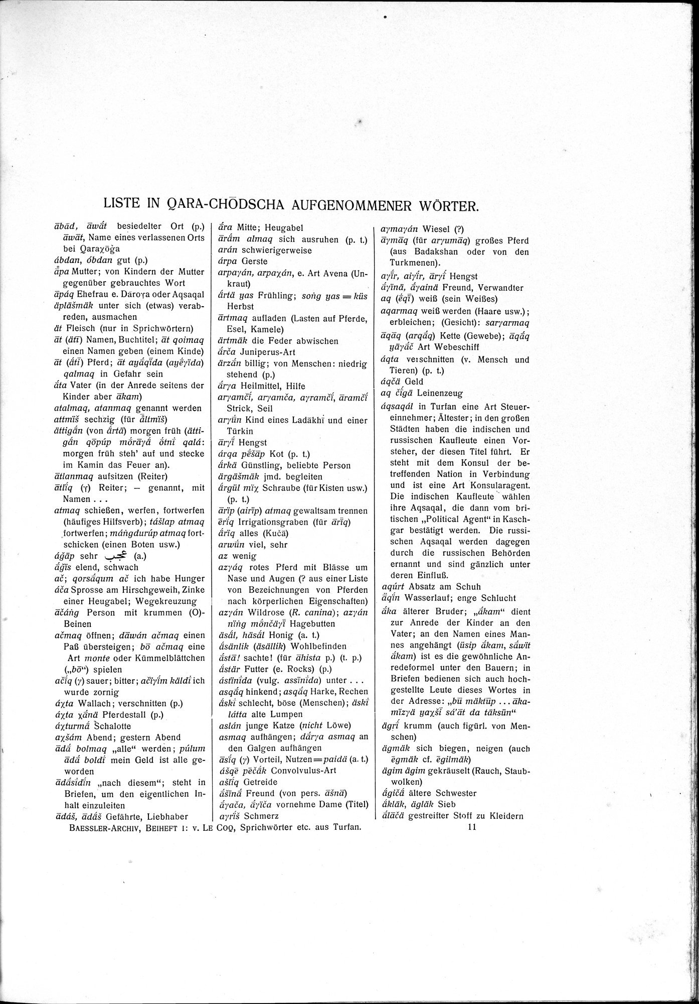 Sprichwörter und Lieder aus der Gegend von Turfan : vol.1 / Page 95 (Grayscale High Resolution Image)