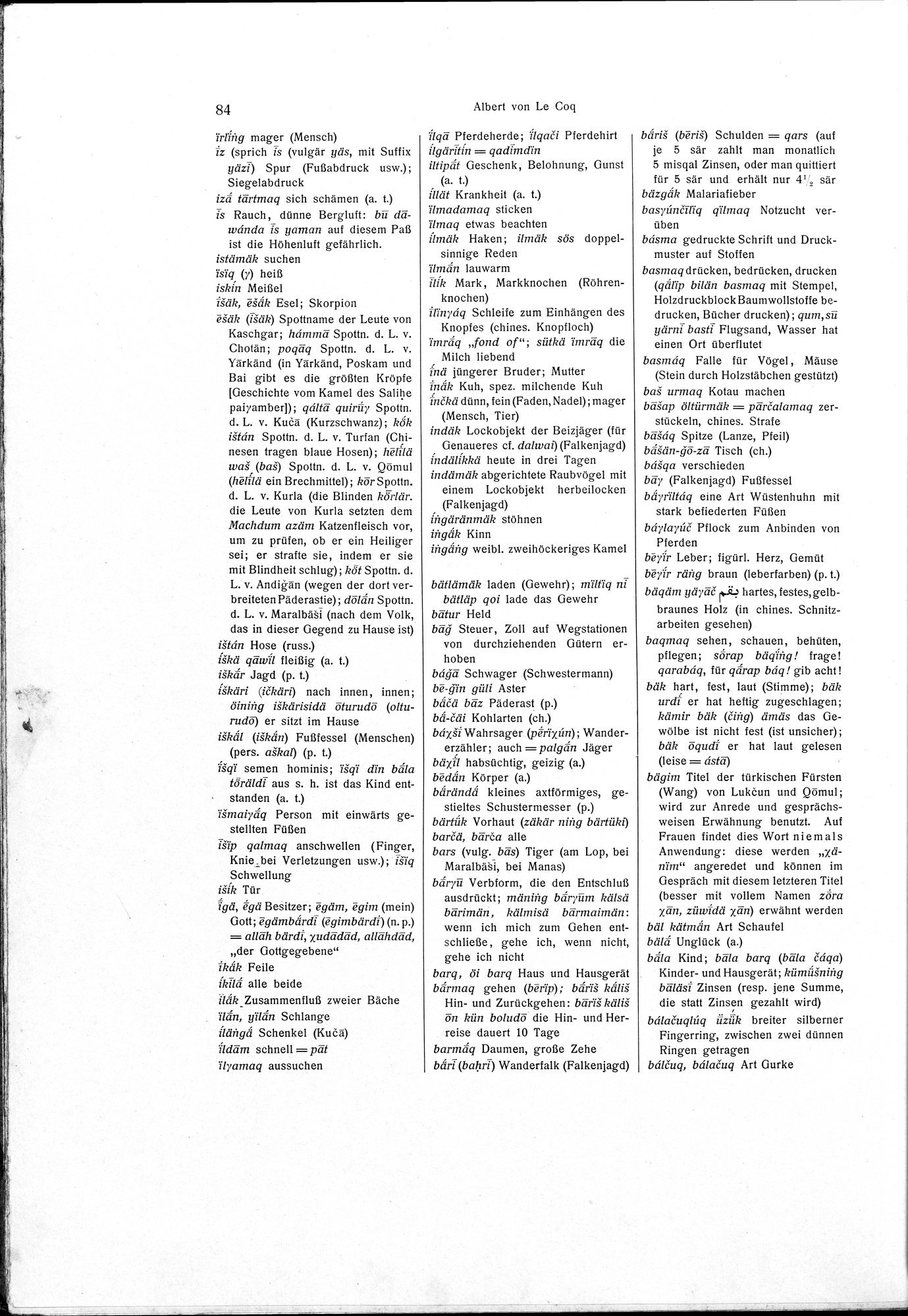 Sprichwörter und Lieder aus der Gegend von Turfan : vol.1 / 98 ページ（白黒高解像度画像）