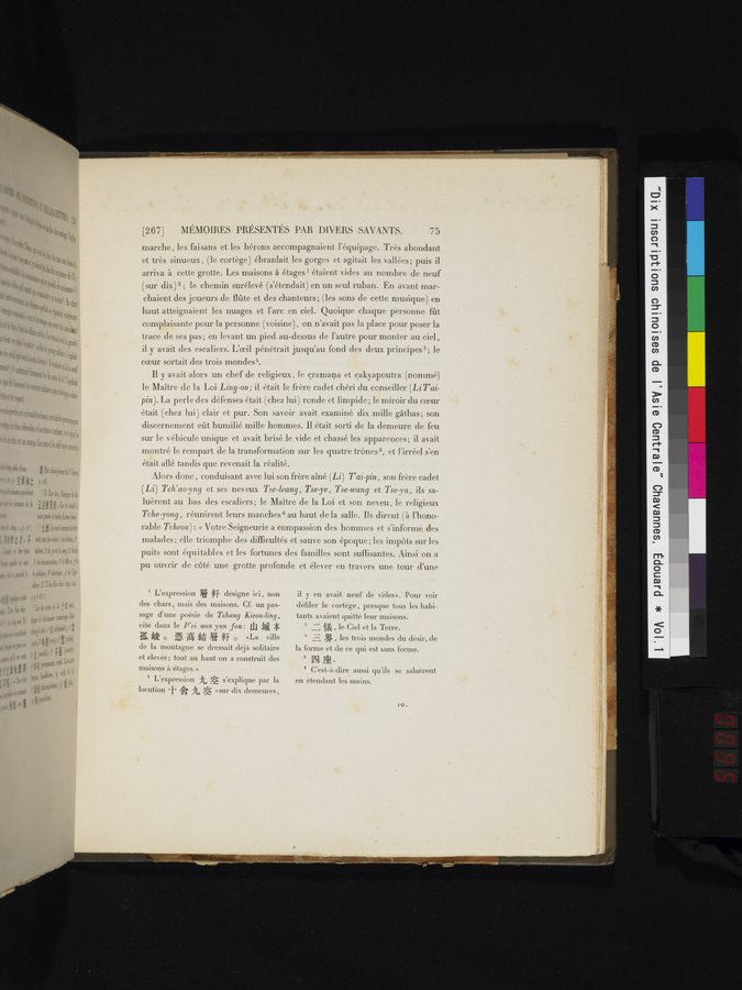 Dix Inscriptions Chinoises de l'Asie Centrale : vol.1 / 95 ページ（カラー画像）
