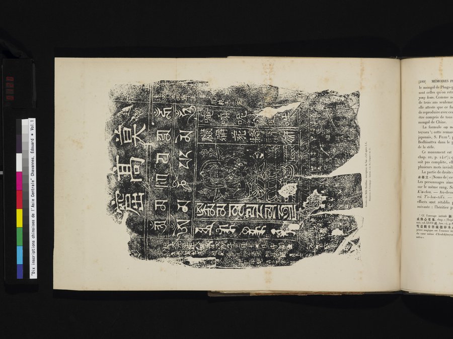 Dix Inscriptions Chinoises de l'Asie Centrale : vol.1 / 120 ページ（カラー画像）