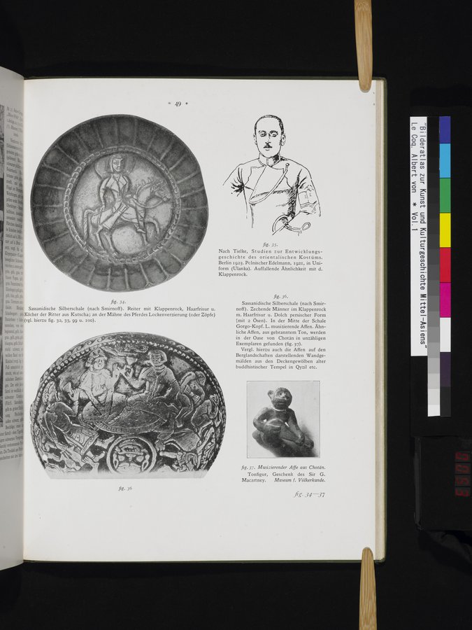 Bilderatlas zur Kunst und Kulturgeschichte Mittel-Asiens : vol.1 / Page 53 (Color Image)