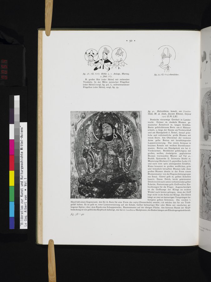 Bilderatlas zur Kunst und Kulturgeschichte Mittel-Asiens : vol.1 / Page 54 (Color Image)