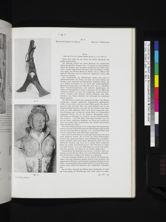 Bilderatlas zur Kunst und Kulturgeschichte Mittel-Asiens : vol.1 / 57 ページ（カラー画像）