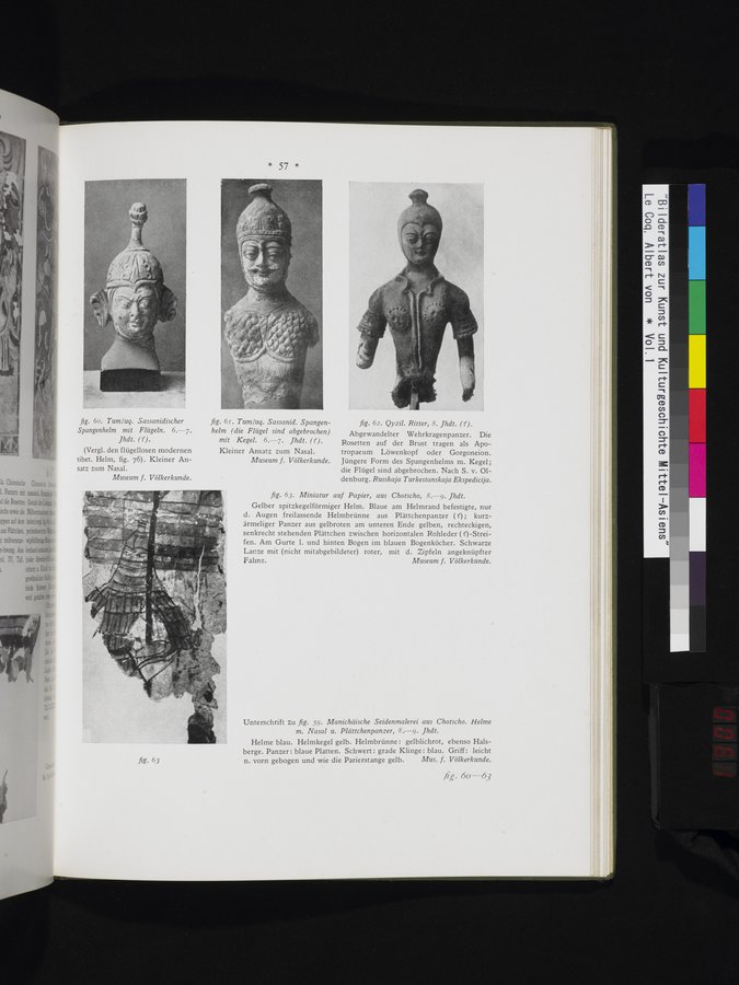Bilderatlas zur Kunst und Kulturgeschichte Mittel-Asiens : vol.1 / 61 ページ（カラー画像）