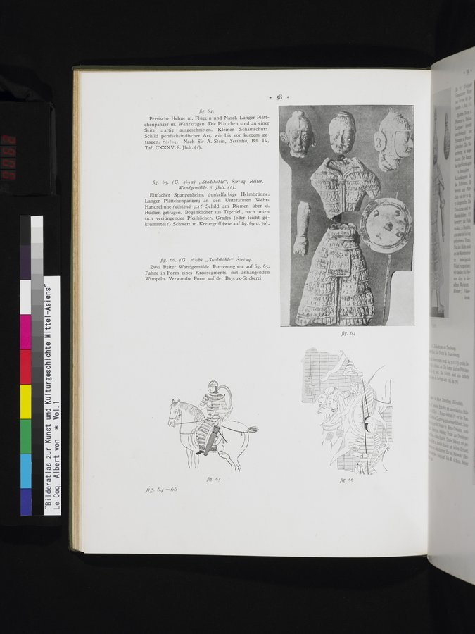 Bilderatlas zur Kunst und Kulturgeschichte Mittel-Asiens : vol.1 / Page 62 (Color Image)