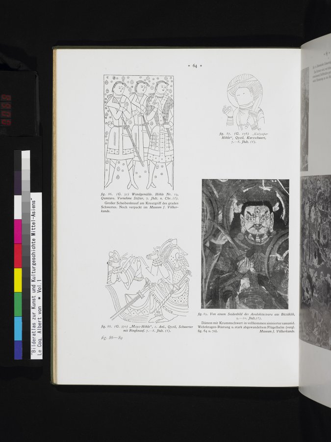 Bilderatlas zur Kunst und Kulturgeschichte Mittel-Asiens : vol.1 / Page 68 (Color Image)