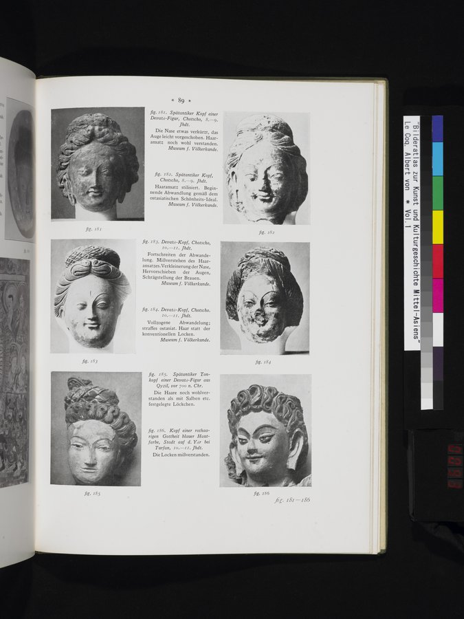 Bilderatlas zur Kunst und Kulturgeschichte Mittel-Asiens : vol.1 / 93 ページ（カラー画像）