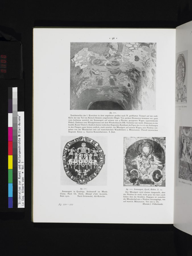 Bilderatlas zur Kunst und Kulturgeschichte Mittel-Asiens : vol.1 / 100 ページ（カラー画像）