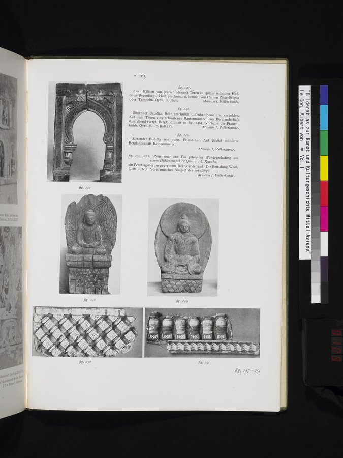 Bilderatlas zur Kunst und Kulturgeschichte Mittel-Asiens : vol.1 / 109 ページ（カラー画像）