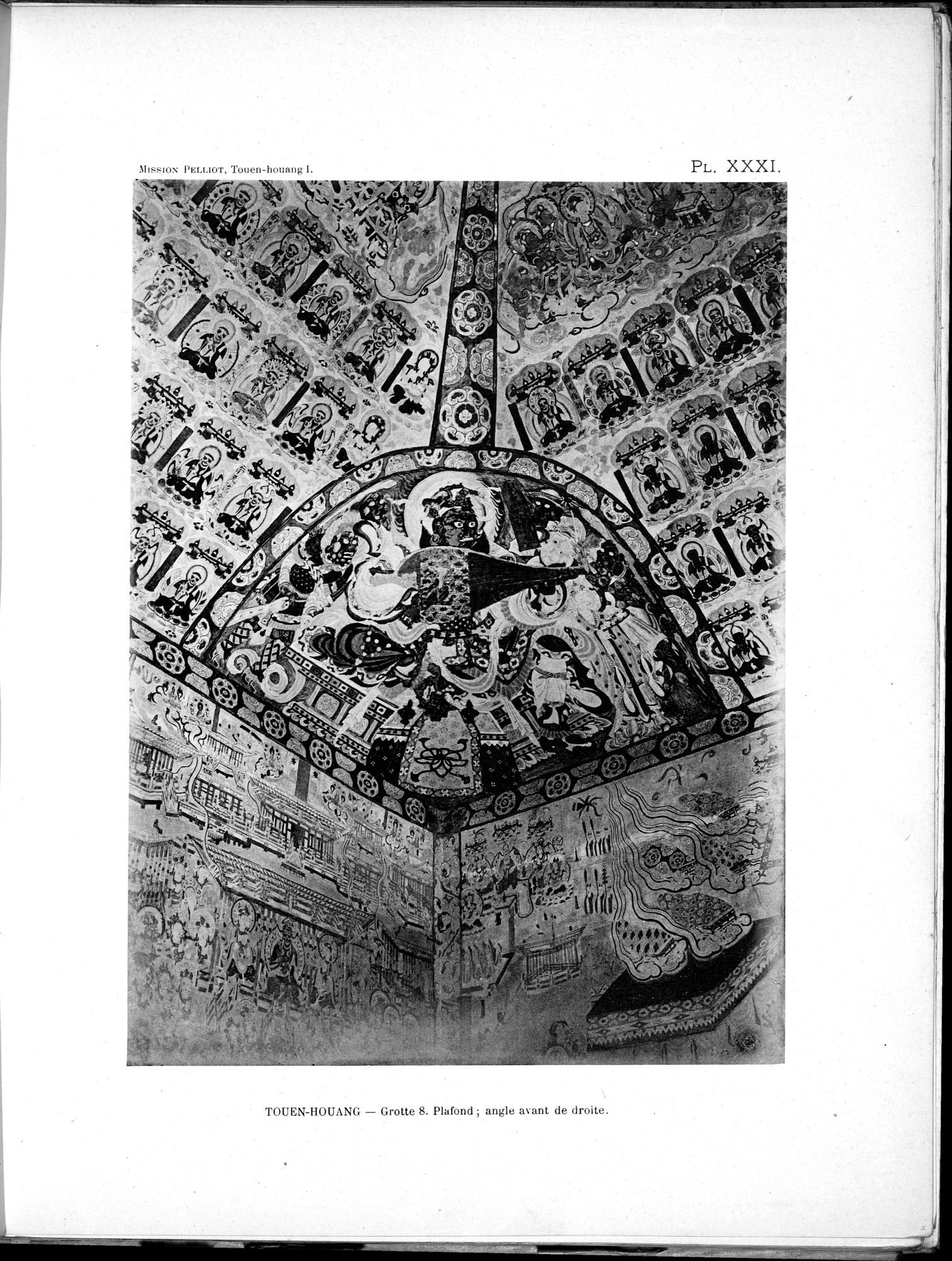 Les grottes de Touen-Houang : vol.1 / 75 ページ（白黒高解像度画像）