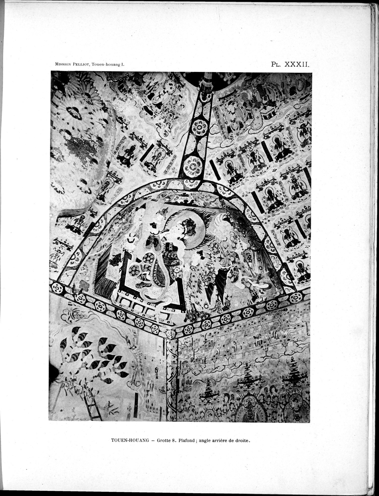 Les grottes de Touen-Houang : vol.1 / 77 ページ（白黒高解像度画像）