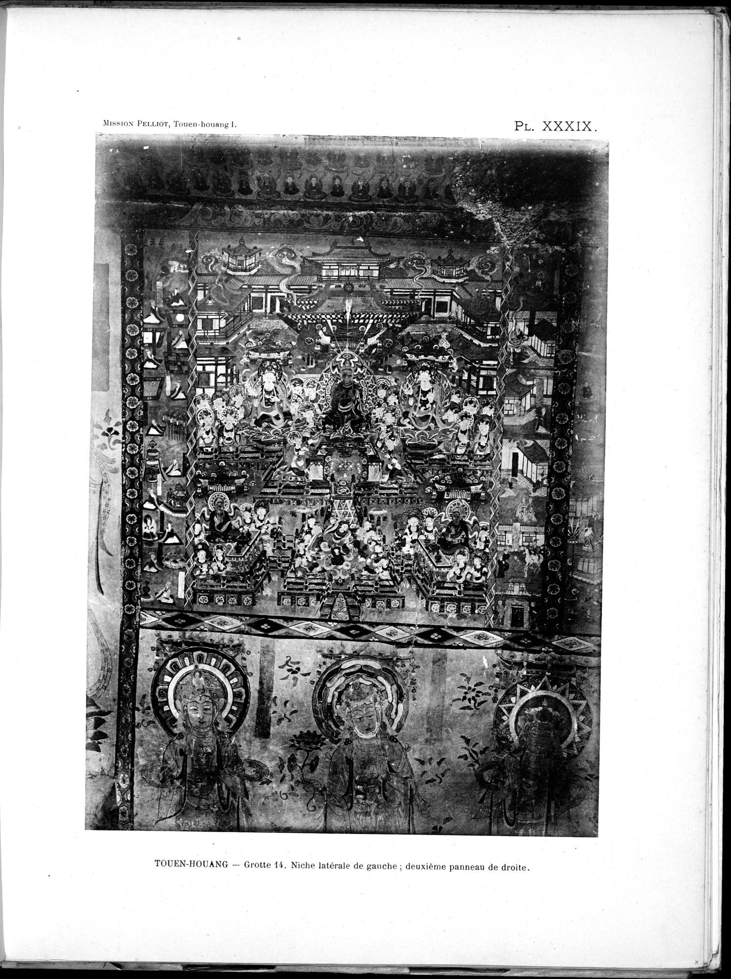 Les grottes de Touen-Houang : vol.1 / 91 ページ（白黒高解像度画像）