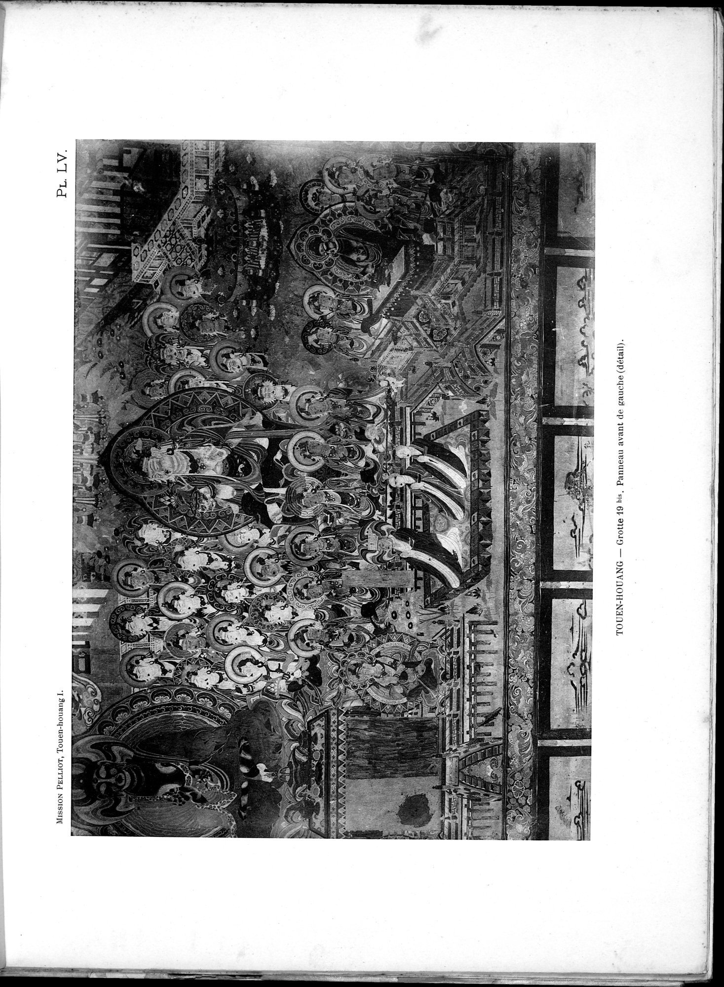 Les grottes de Touen-Houang : vol.1 / 123 ページ（白黒高解像度画像）