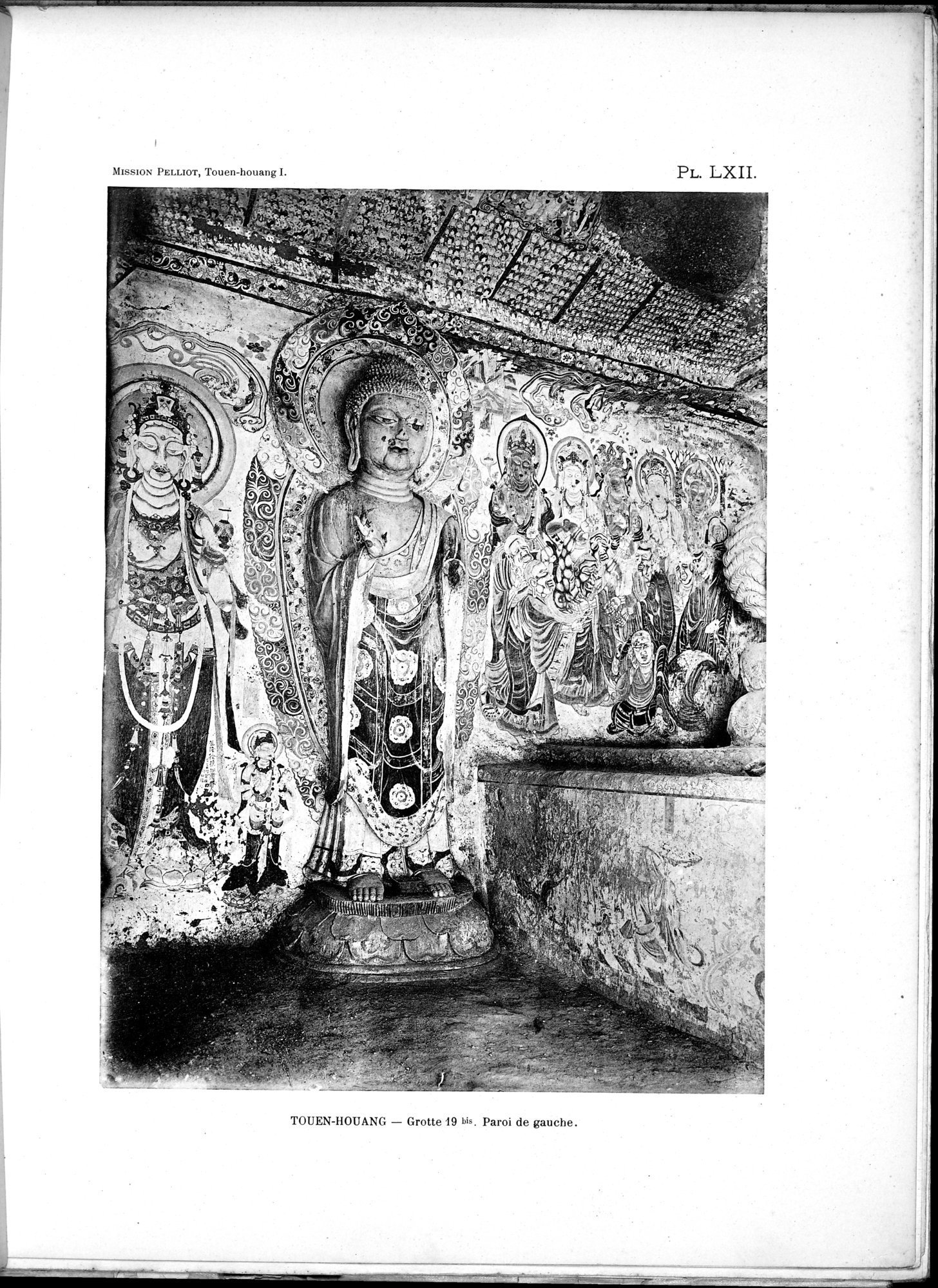 Les grottes de Touen-Houang : vol.1 / 137 ページ（白黒高解像度画像）