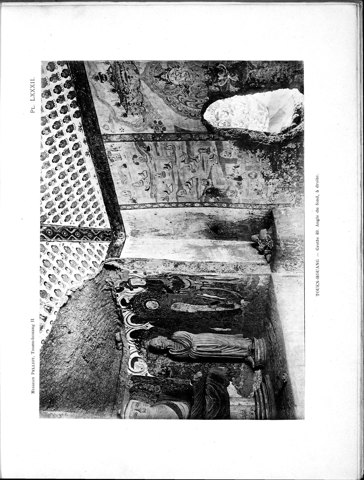 Les grottes de Touen-Houang : vol.2 / 45 ページ（白黒高解像度画像）