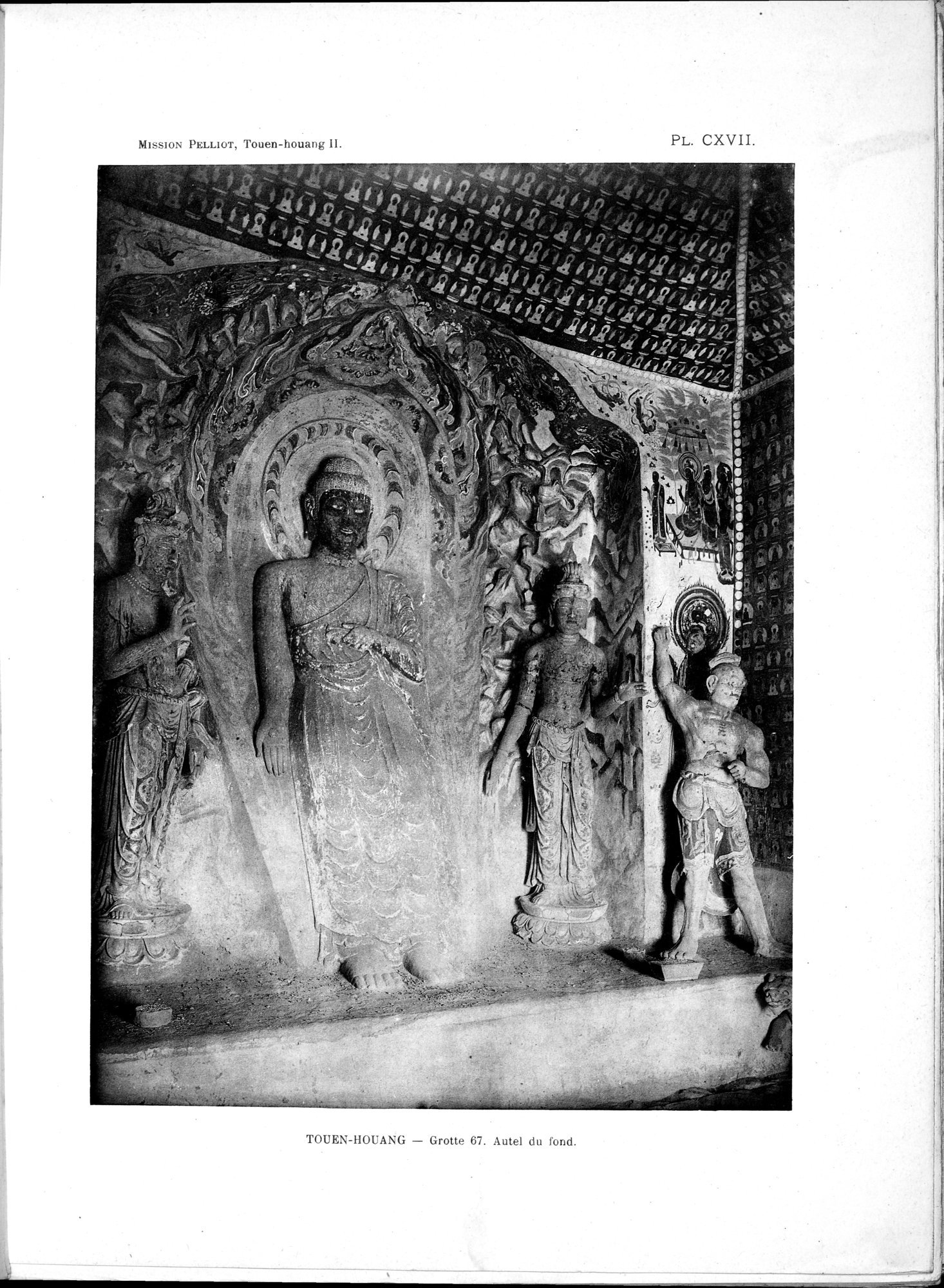 Les grottes de Touen-Houang : vol.2 / 115 ページ（白黒高解像度画像）