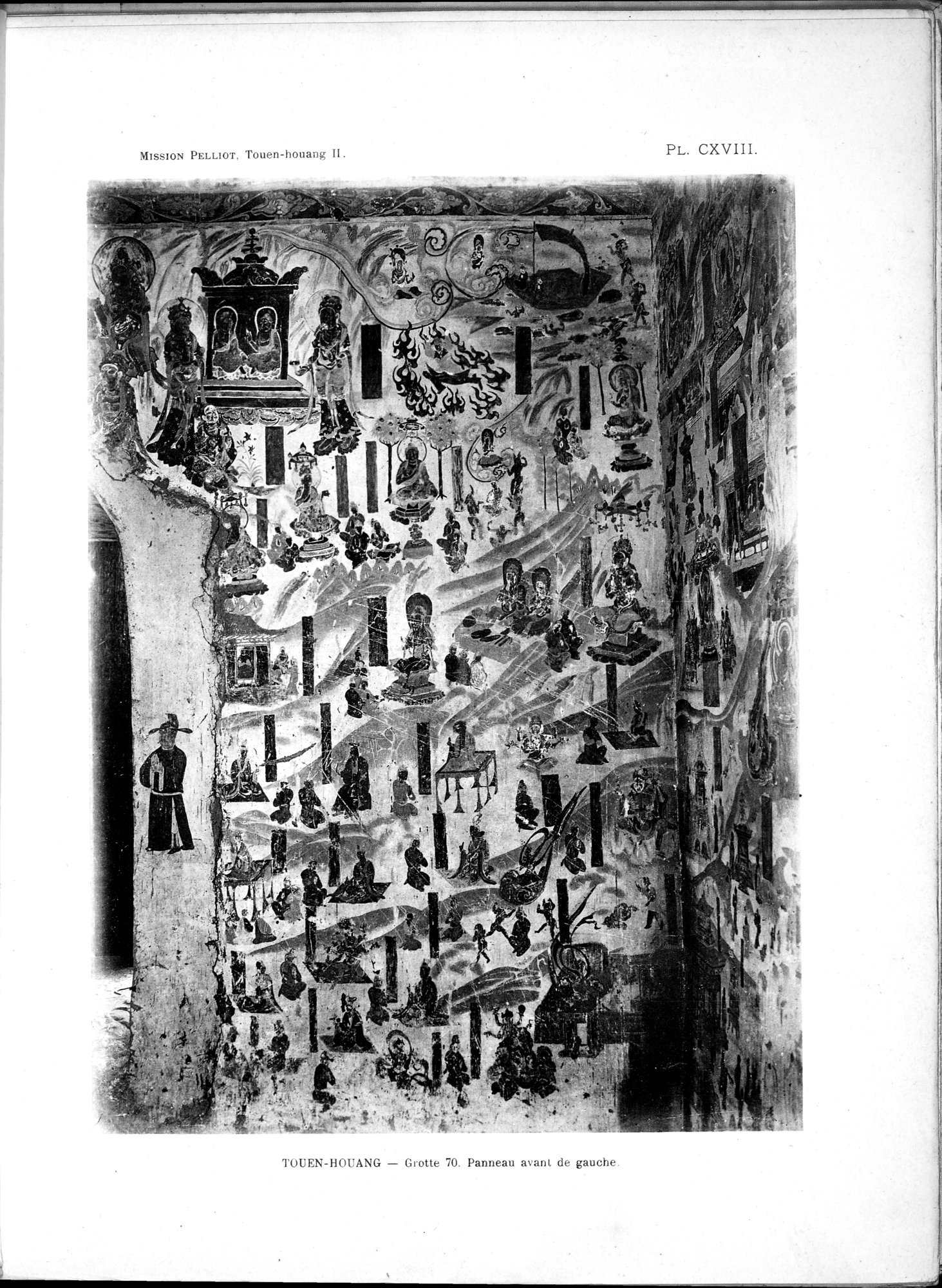 Les grottes de Touen-Houang : vol.2 / 117 ページ（白黒高解像度画像）