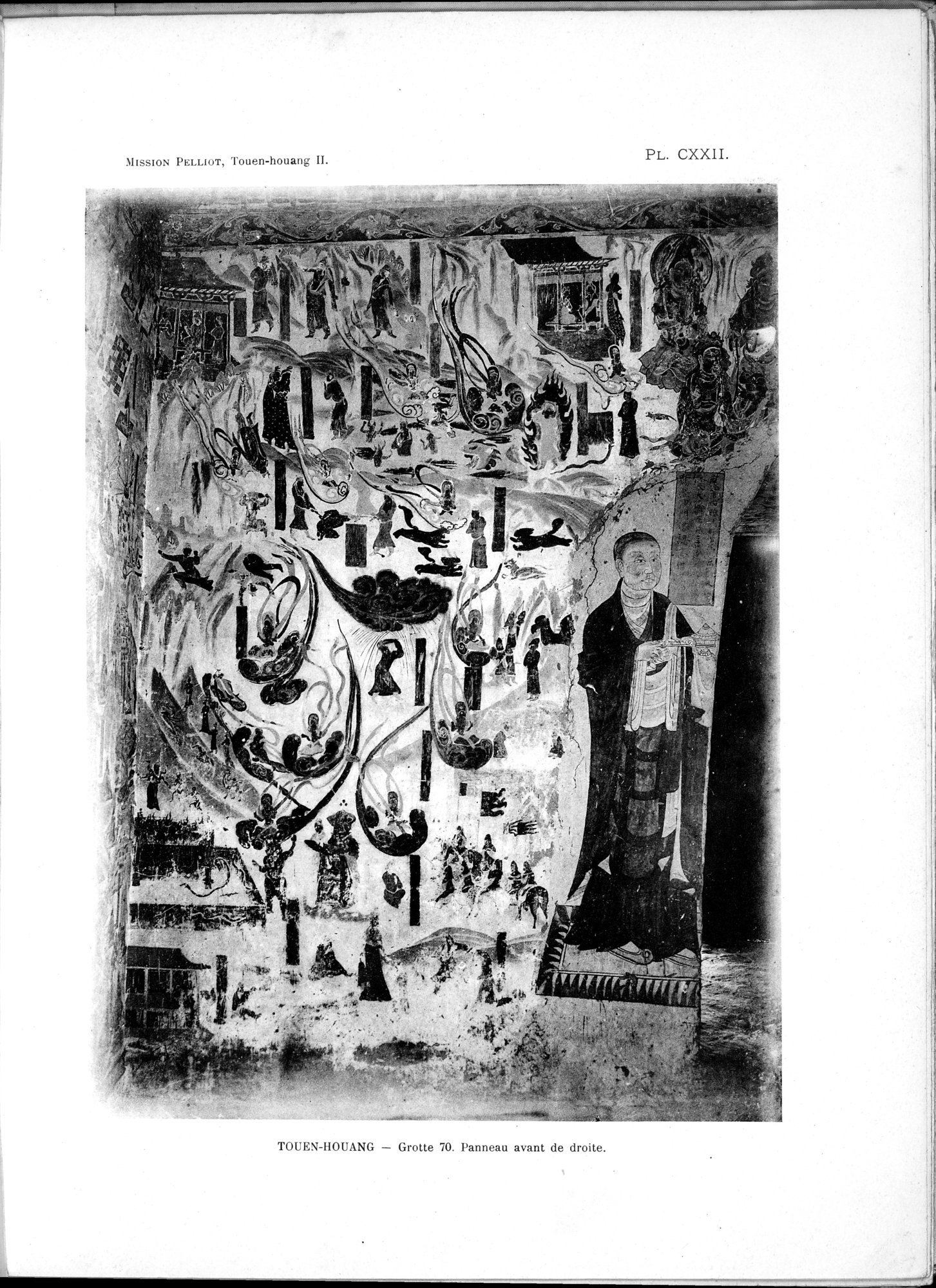 Les grottes de Touen-Houang : vol.2 / 125 ページ（白黒高解像度画像）