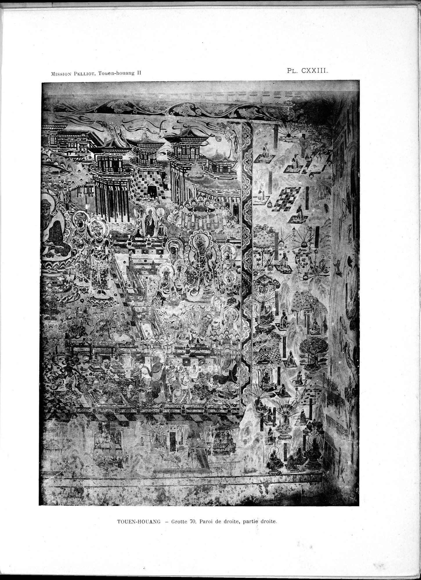 Les grottes de Touen-Houang : vol.2 / 127 ページ（白黒高解像度画像）