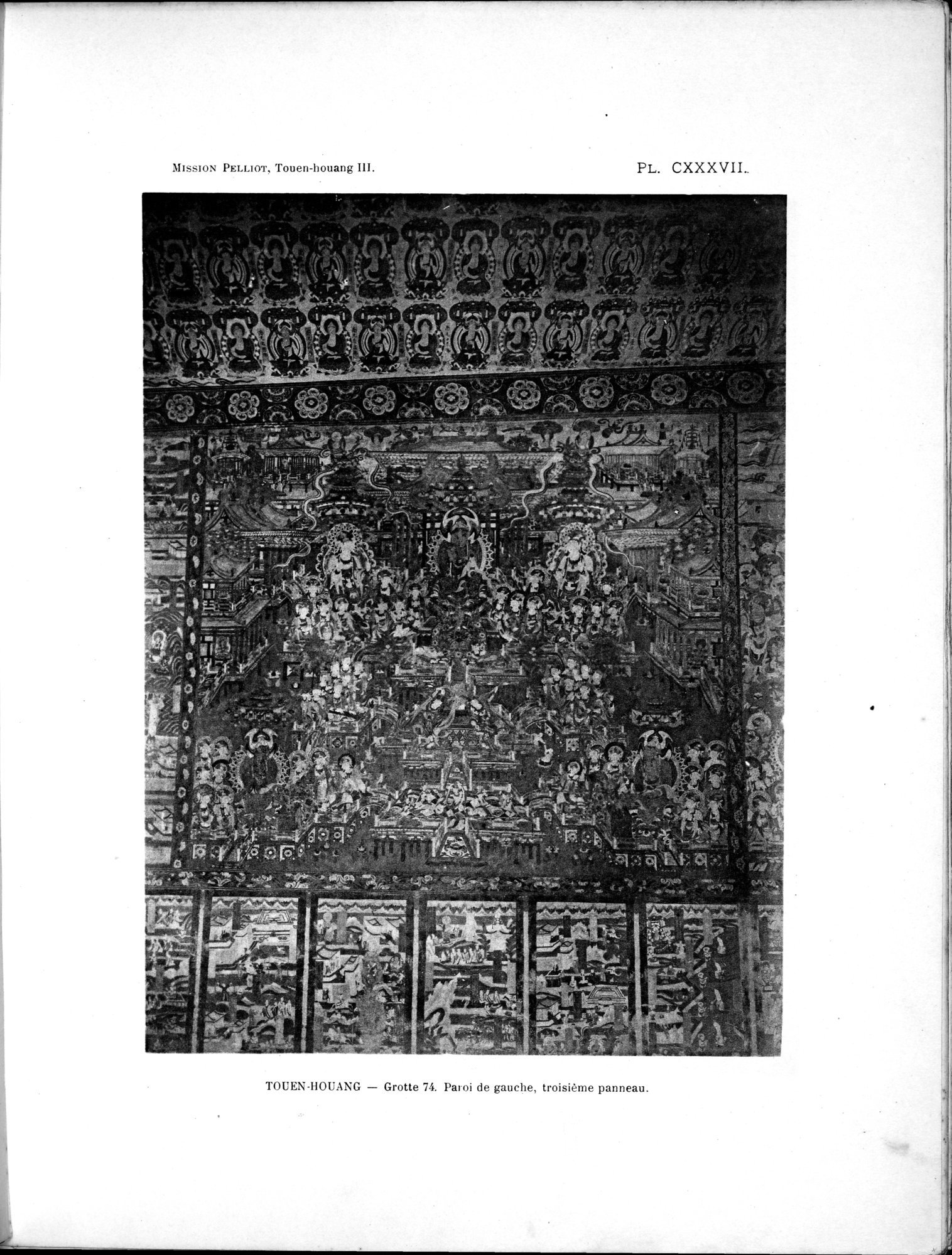 Les grottes de Touen-Houang : vol.3 / 27 ページ（白黒高解像度画像）
