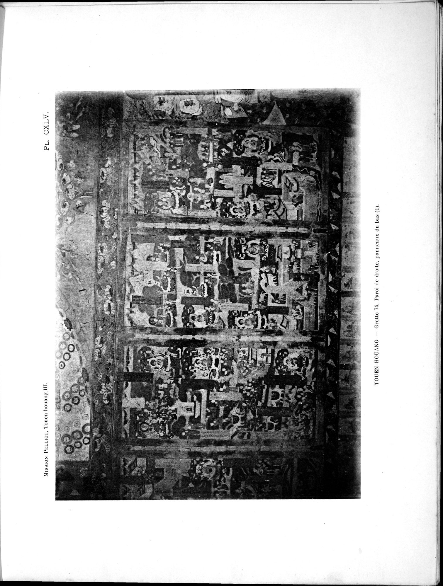 Les grottes de Touen-Houang : vol.3 / 43 ページ（白黒高解像度画像）