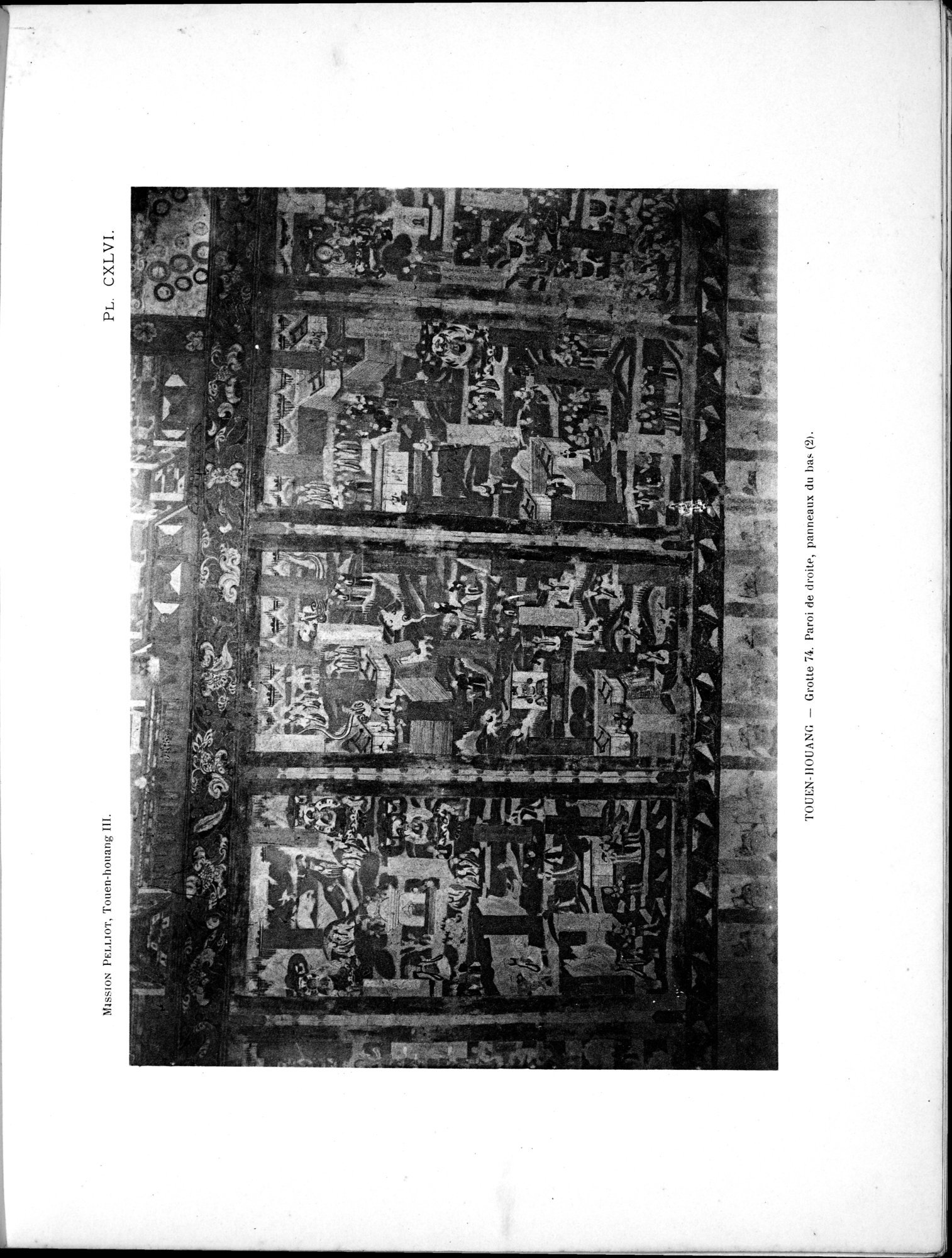 Les grottes de Touen-Houang : vol.3 / 45 ページ（白黒高解像度画像）